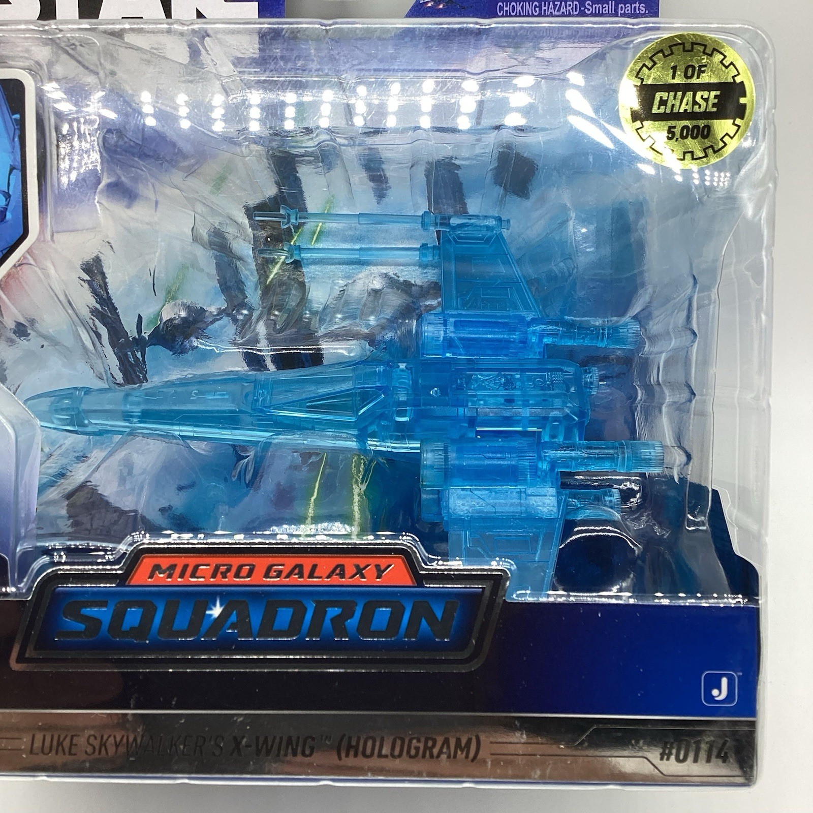Star Wars Micro Galaxy Squadron Series 5 Luke Skywalker&rsquo;s X-Wing Hologram CHASE