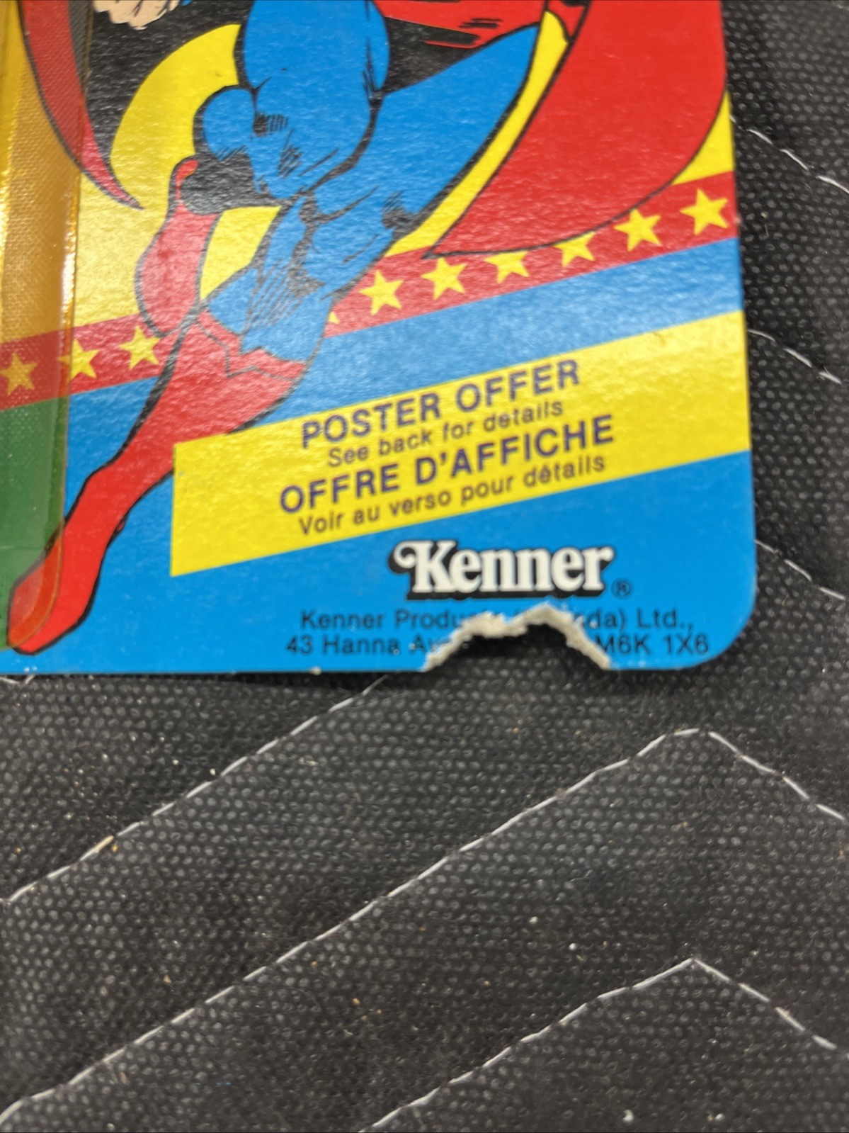 Kenner Super Powers Superman Canada 12 Back Series 1 Factory Sealed Original