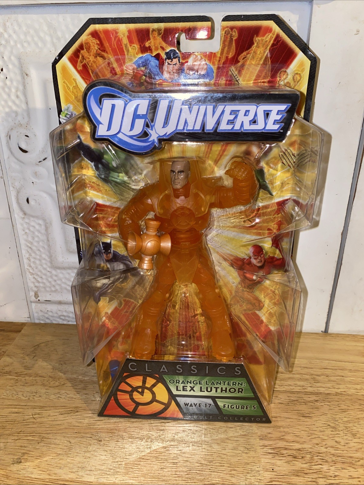 DC Universe Lex Luthor Orange Lantern Classics Anti Monitor Collect Connect