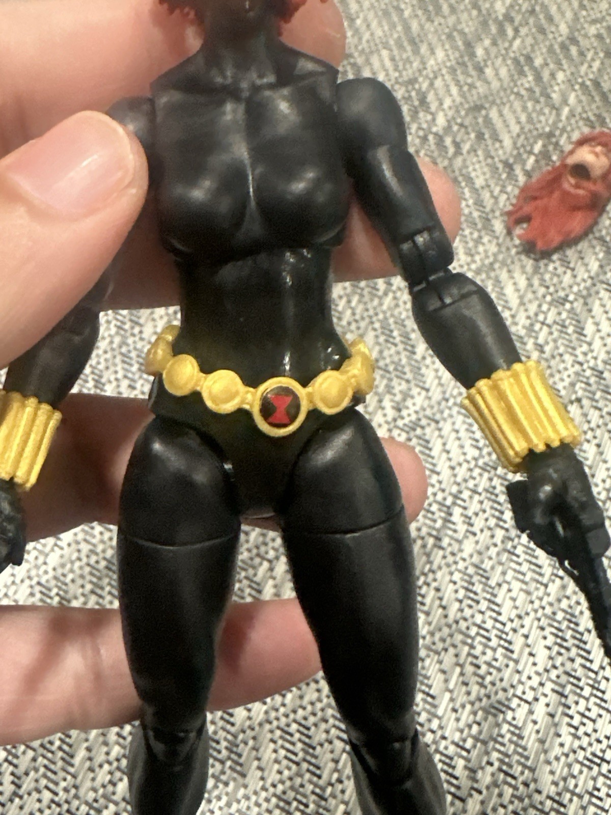 Marvel Legends Kitbash Pinless Black Widow (read Description)