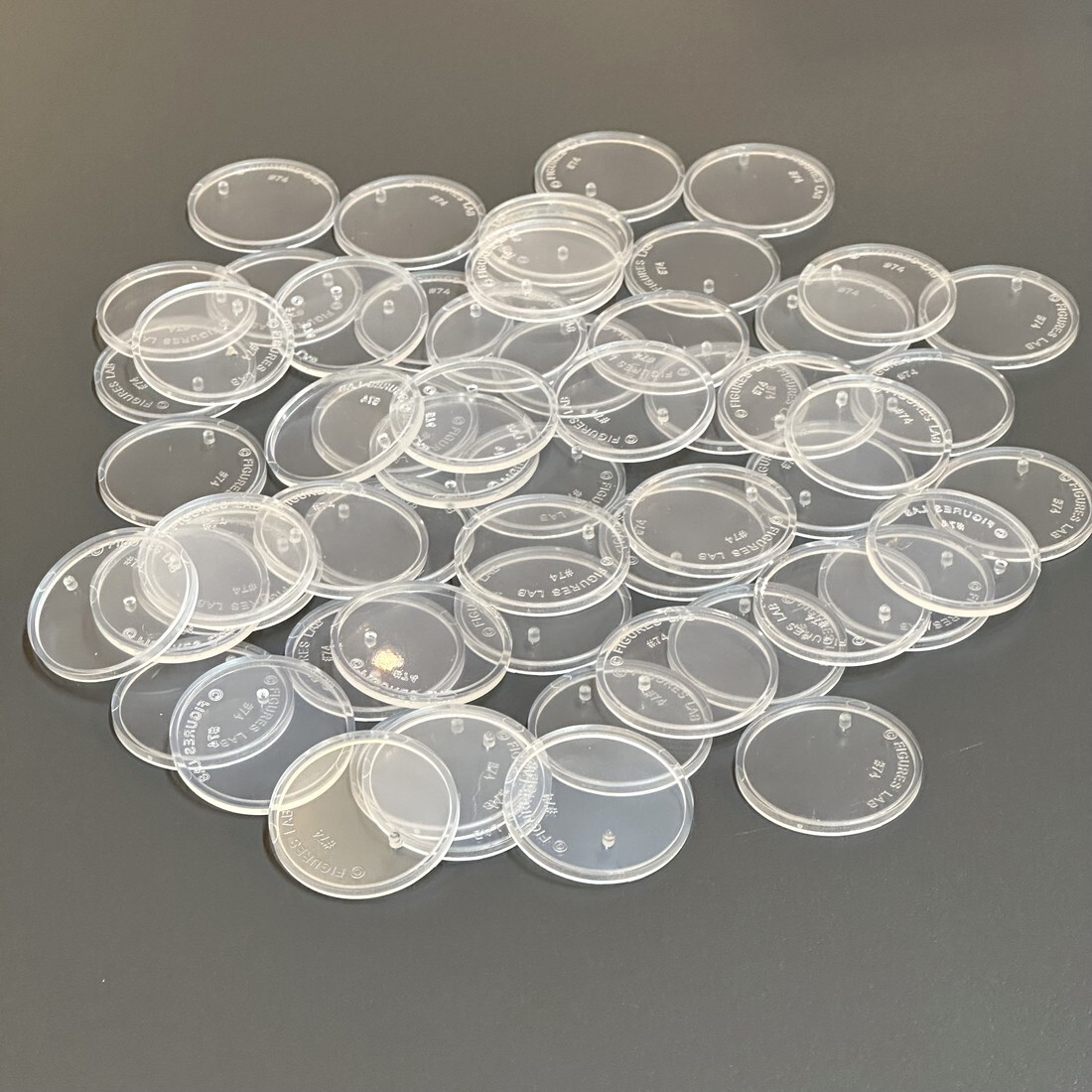 60PCS Clear Action Figure Stands Base Fits For 3.75 » Modern Star Wars Figures