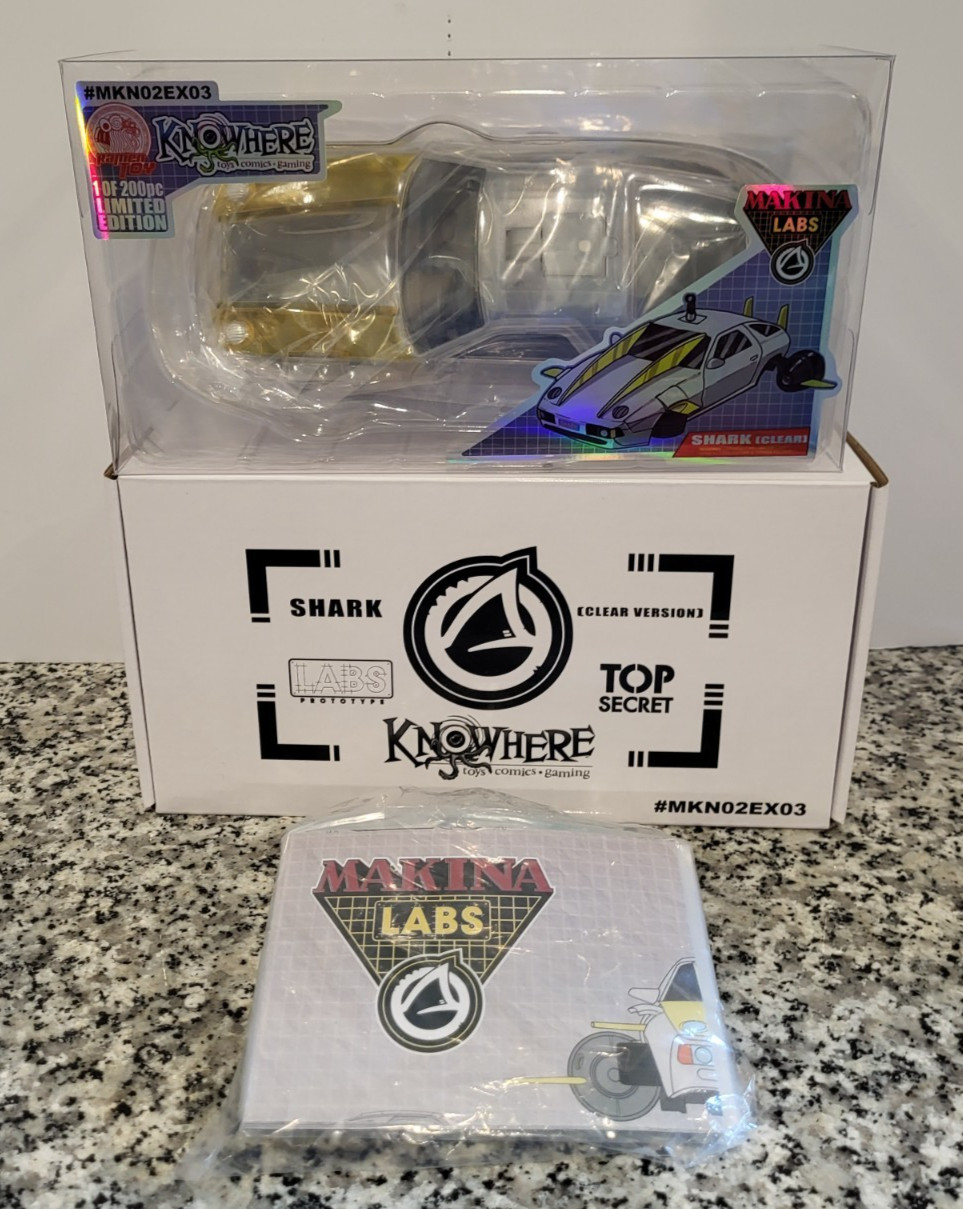 Shark Clear MASK MAKINA LABS Knowhere Ramen Toys MIB NEW /200 MKN02EX03 NYCC