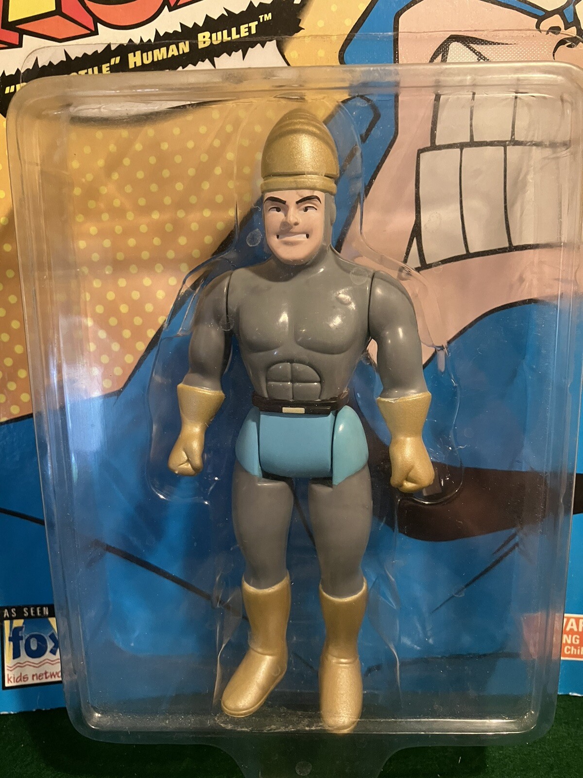 2 Different The Tick « Projectile » Human Bullet Action Figure By Ban Dai 1994 New