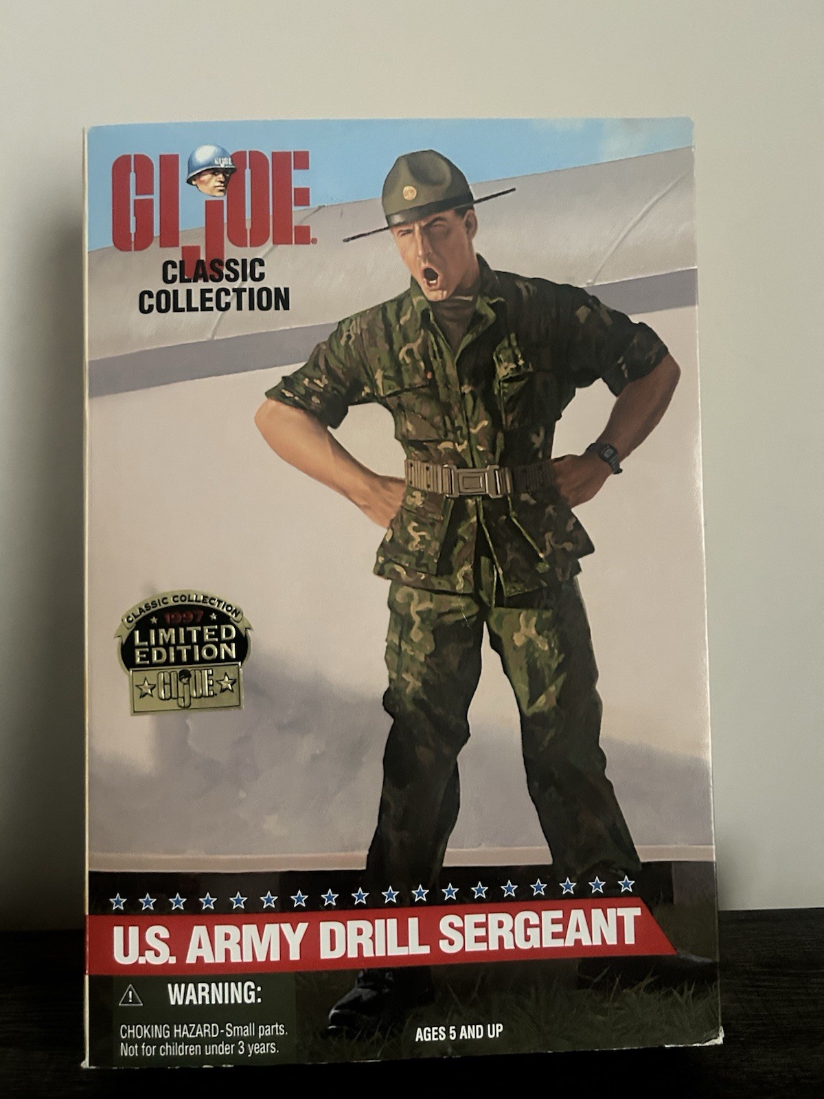 GI JOE U.S. Army Drill Sergeant 1997-New-read Description