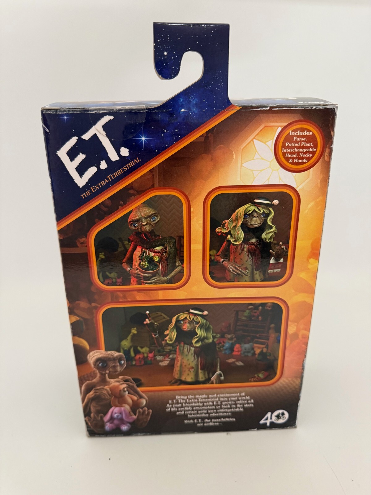 NECA E.T. The Extra-Terrestrial 40th Anniversary Ultimate Dress-Up Action Figure