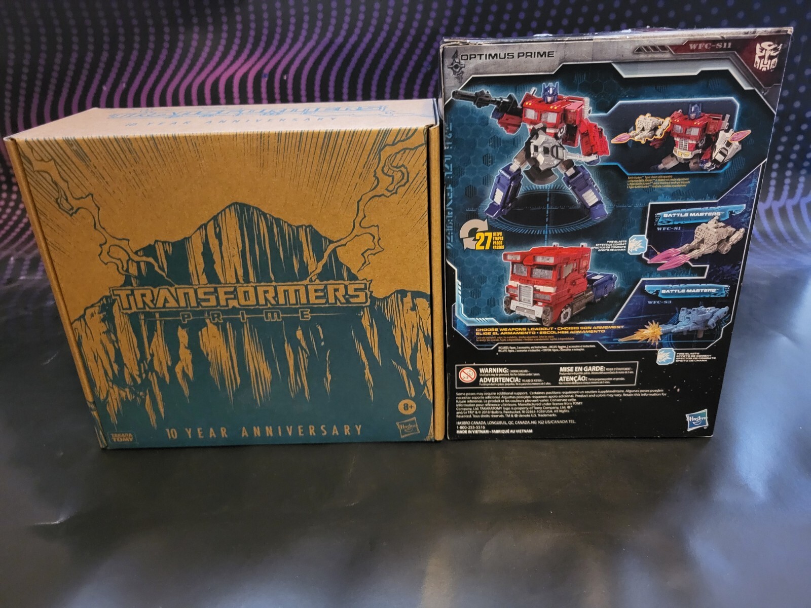 Hasbro Transformers War for Cybertron Trilogy Hades Megatron & Optimus Prime S11