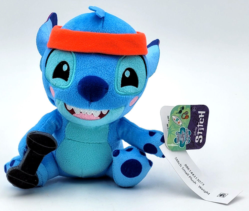 Disney Stitch That&rsquo;s so Stitch! Small Stitch Plush with Dumbbell 6 1/2 »