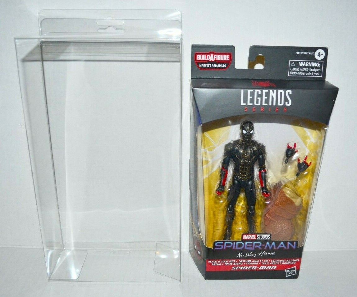 4 Marvel Legends Series Action Figures Clear Plastic Protective Case Display Box