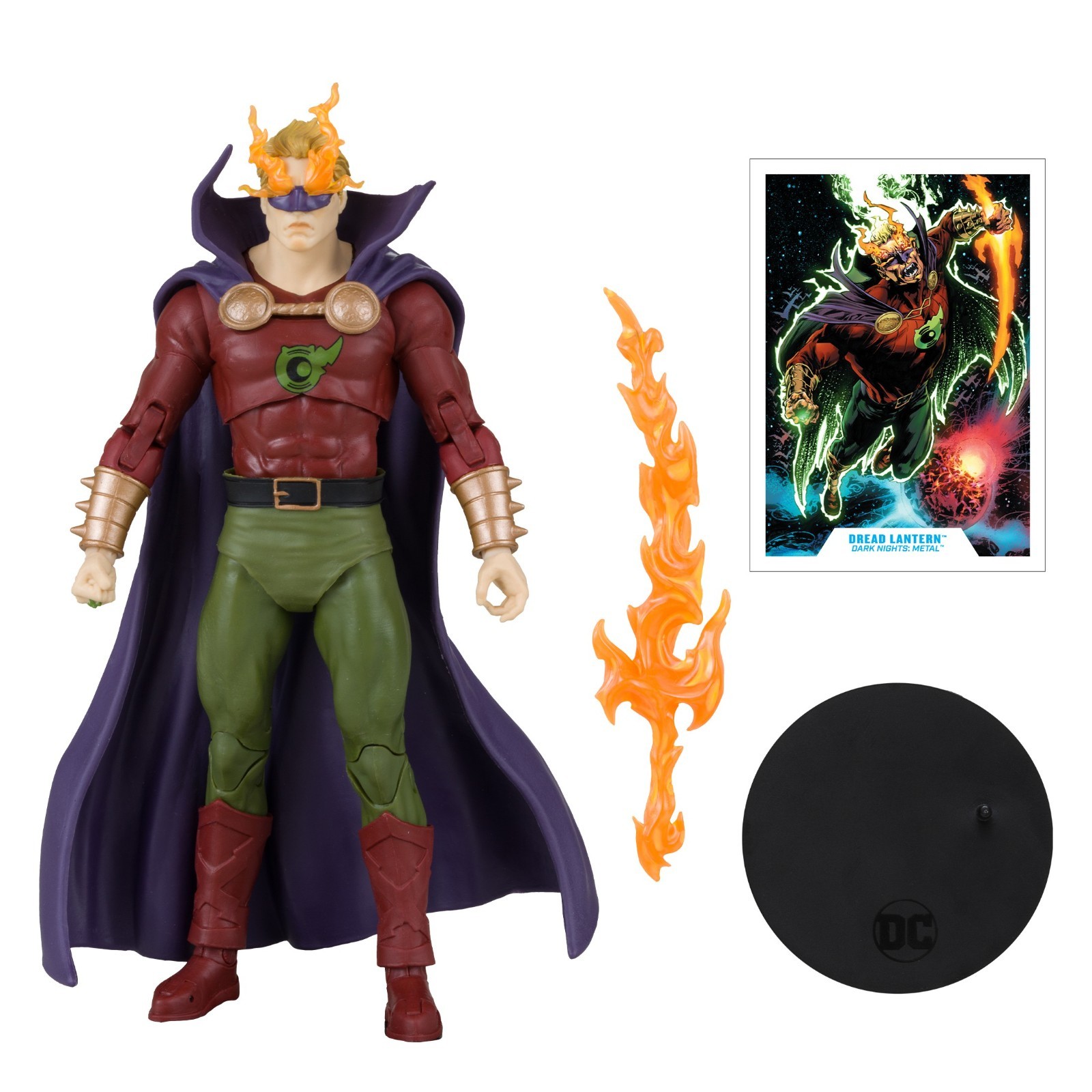 McFarlane Dark Nights Metal Dread Lantern Gold Label SDCC Exclusive New