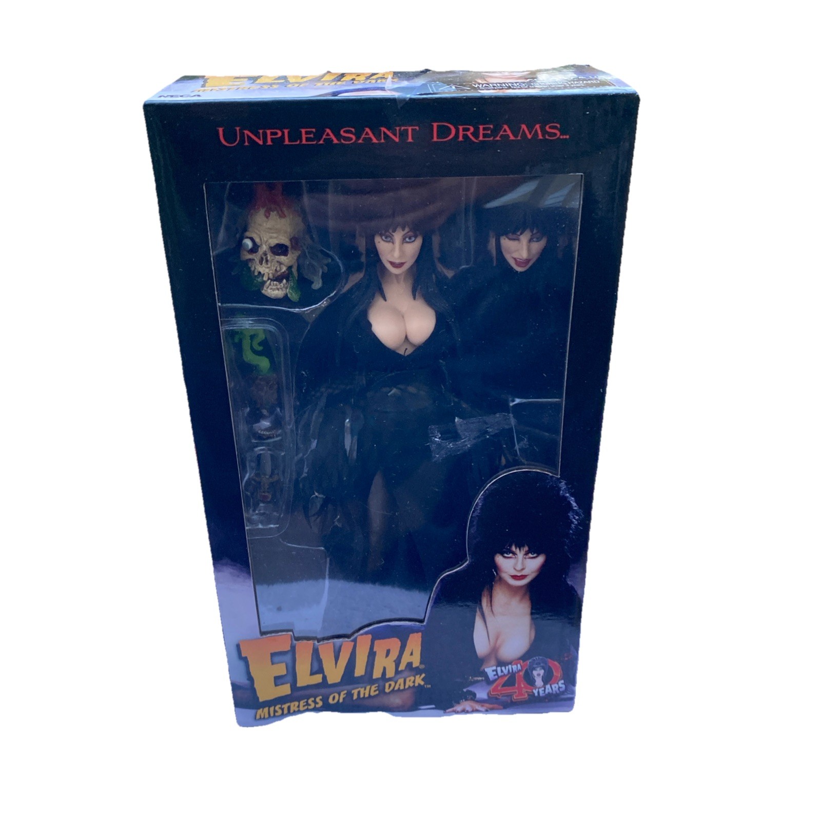 ELVIRA Mistress of the Dark 40 Years 8&Prime; in. Clothed Action Figure Neca 2022