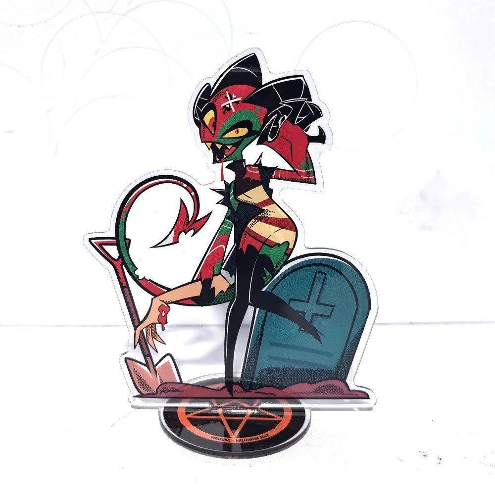 Helluva Boss Stolas Blitzo Character Acrylic Stand Figure Collection 15CM