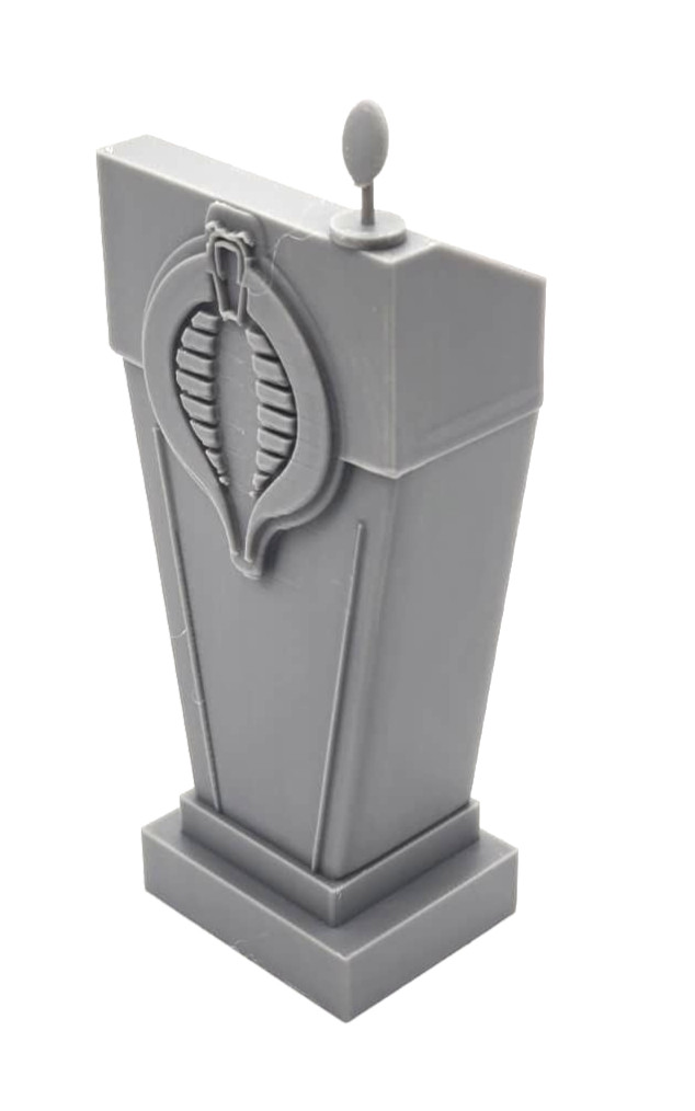 Cobra Inspired Organization Podium Diorama Sci-Fi 1:18 Scale for 4 inch Figure