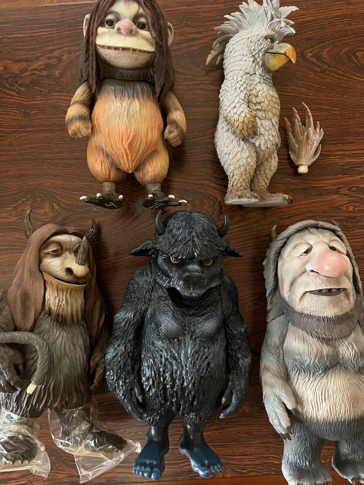 MEDICOM TOY Where the Wild Things Are Kaiju Monster Lot of 5 12cm ~ 22cm No Box