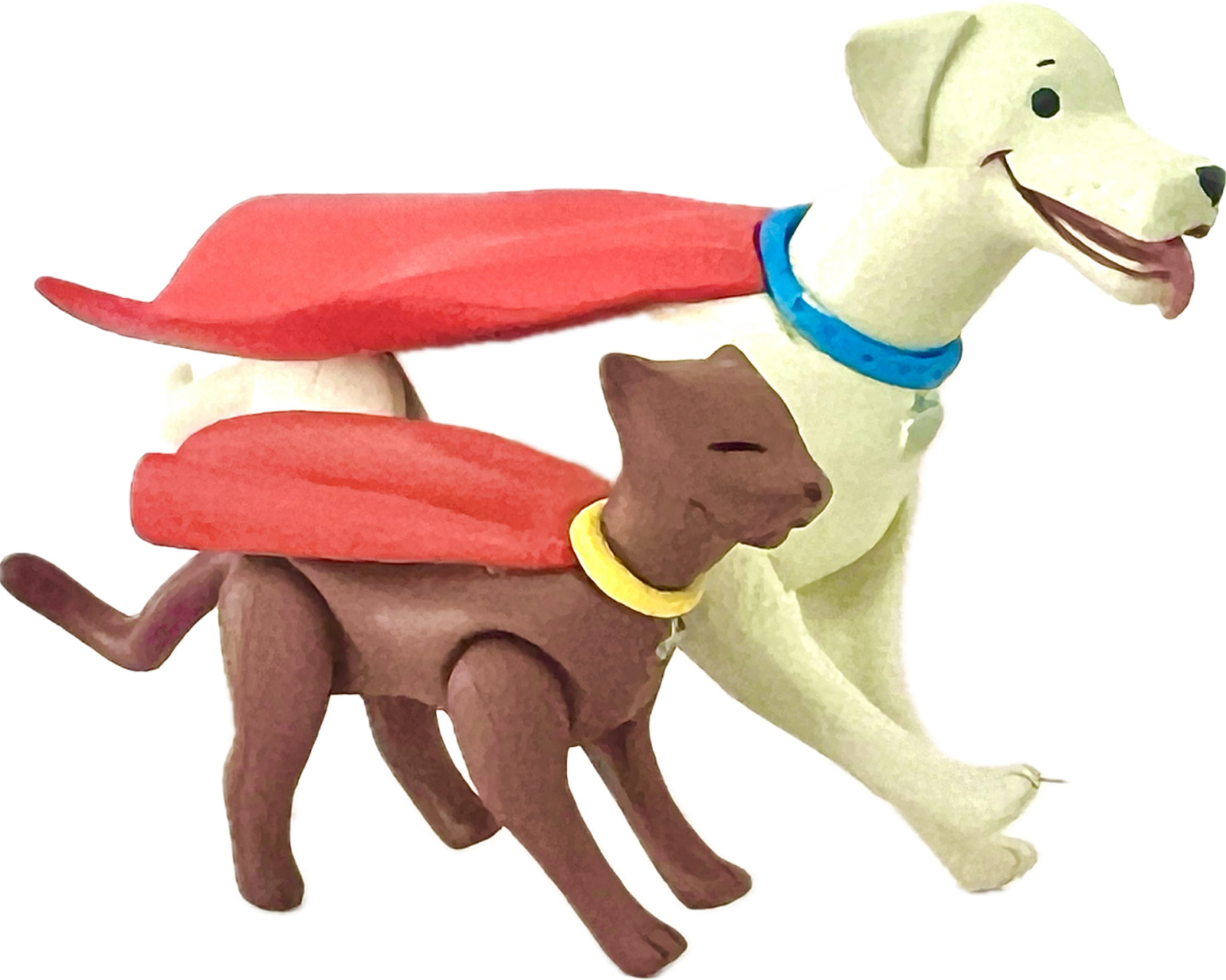 4&Prime; KRYPTO the Superdog figure set STREAKY supercat SUPERMAN super pets action