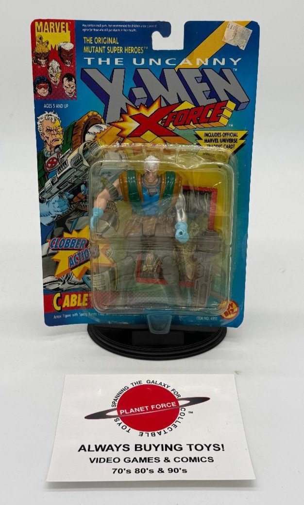 1992 Cable Clobber Action Marvel Uncanny X-Men ToyBiz Figure NEW