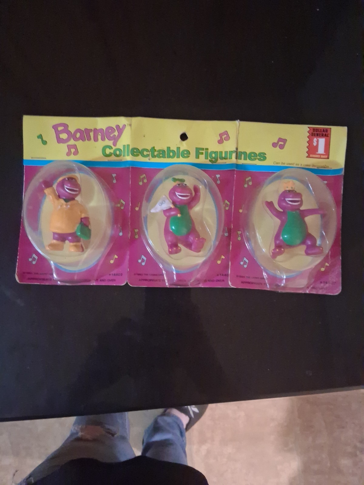 THREE 1993 BARNEY FIGURINES New SEALED Lyons Group COLLECTABLE FIGURES