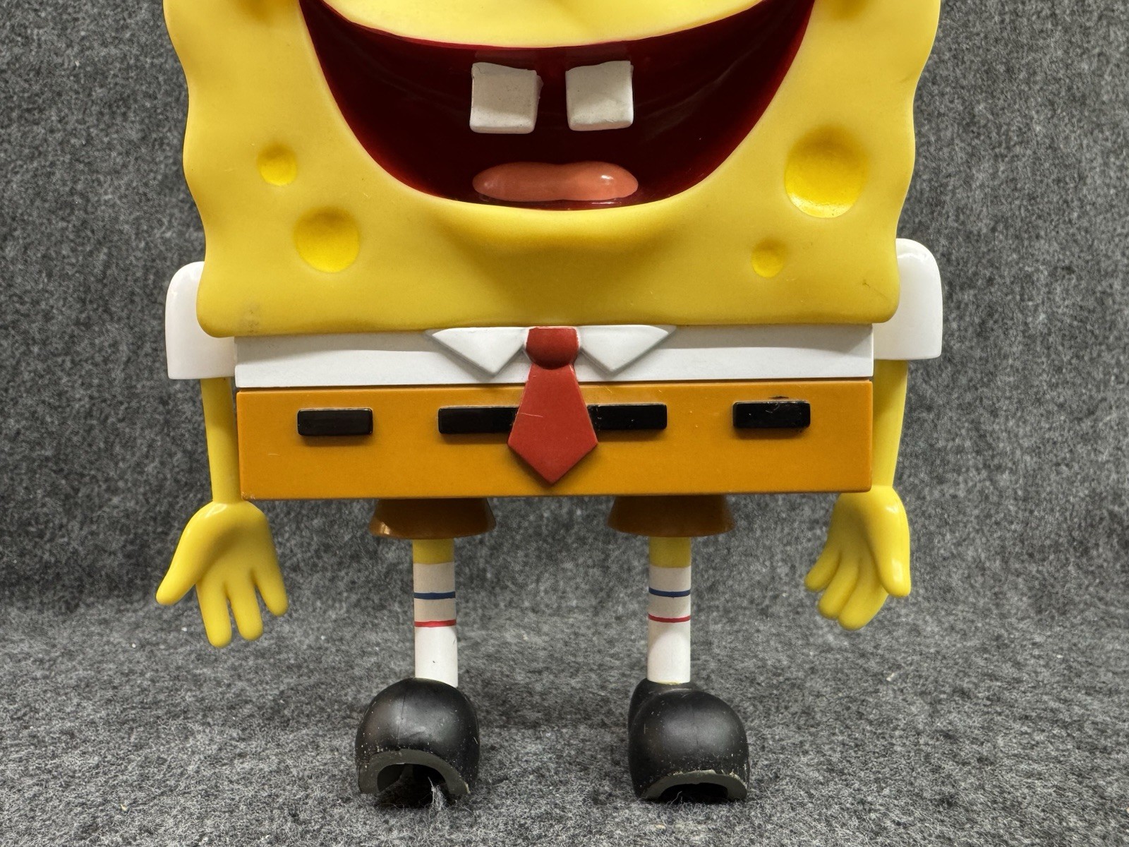 VIACOM SpongeBob SquarePants Talking Squeeze Me 2002 9&Prime;×6×3&Prime; Doll WORKS!