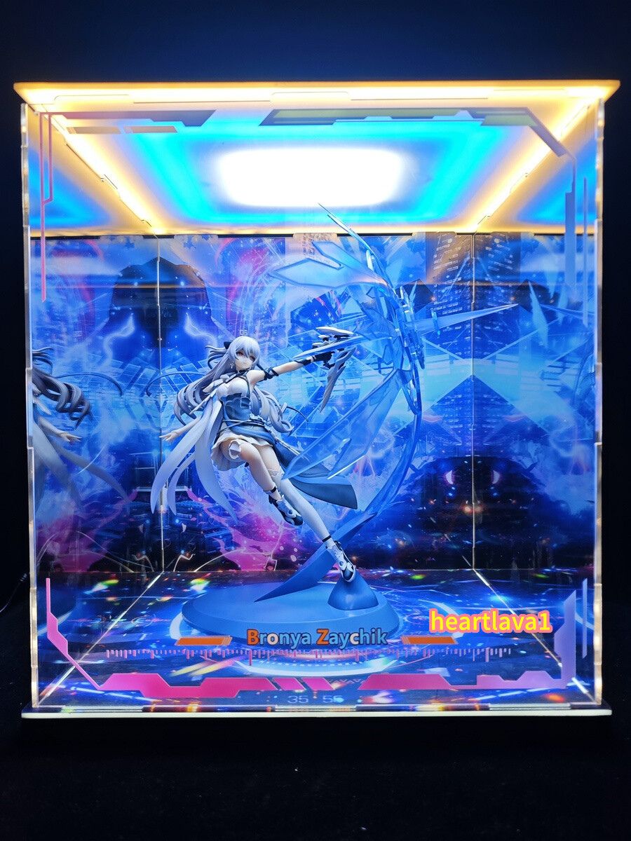 Dustproof Acrylic Display Box Case for Honkai Impact 3 Bronya Zaychik 1/7 Figure