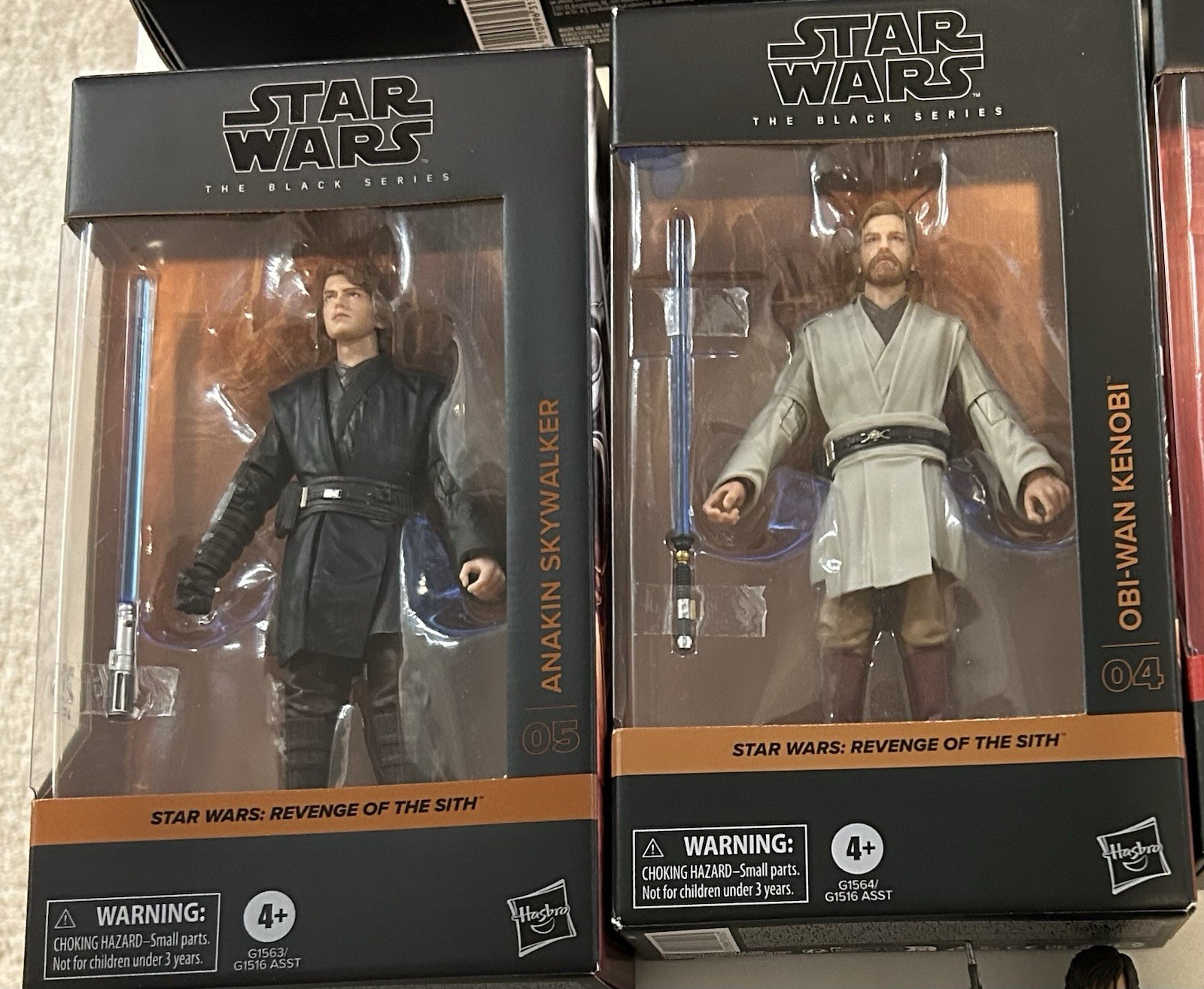 Hasbro STAR WARS Black Series ANAKIN SKYWALKER & OBI-WAN KENOBI Revenge SITH