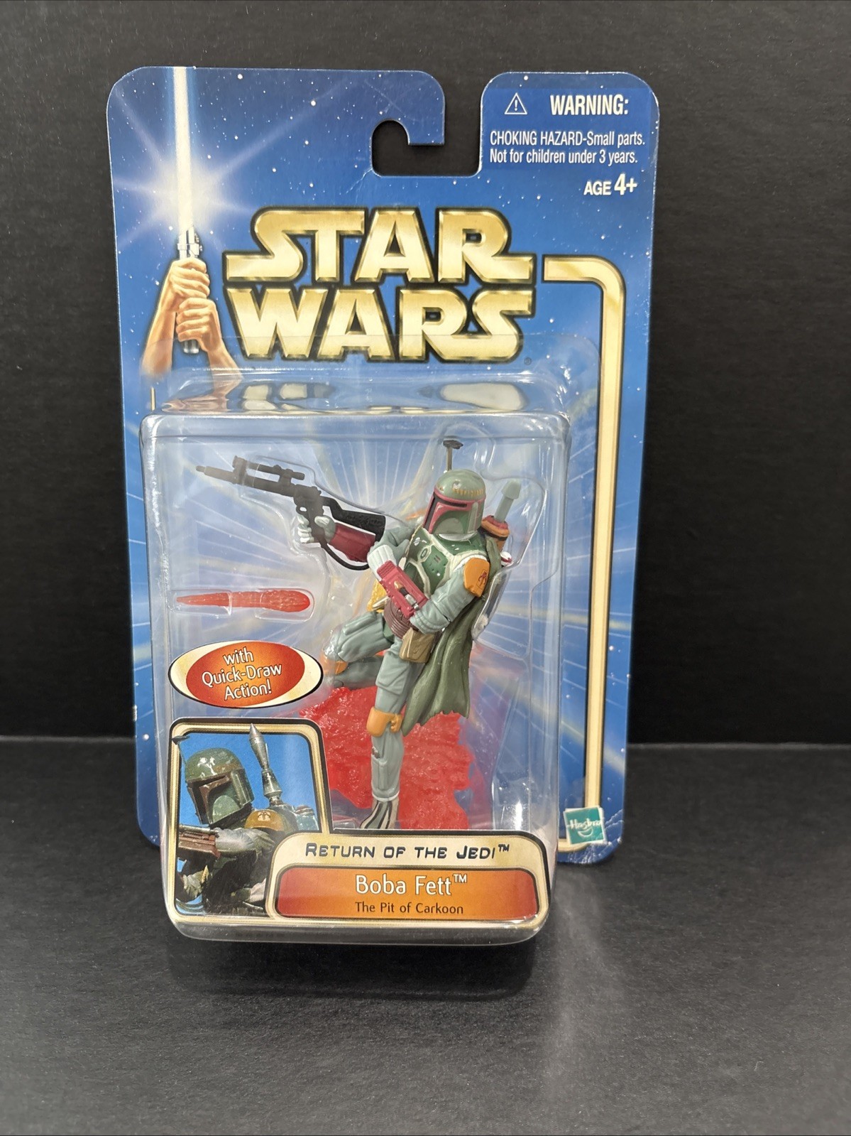 Star Wars Return of The Jedi Pit of Carkoon Boba Fett 2003 Hasbro