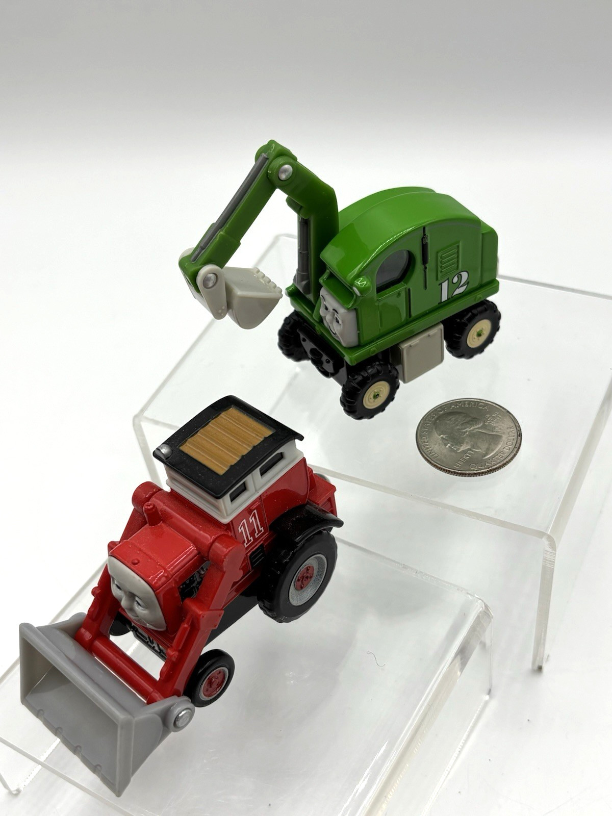 Alfie Excavator Jack Front Loader Thomas Take Along/Play Diecast Vehicles VGUC_