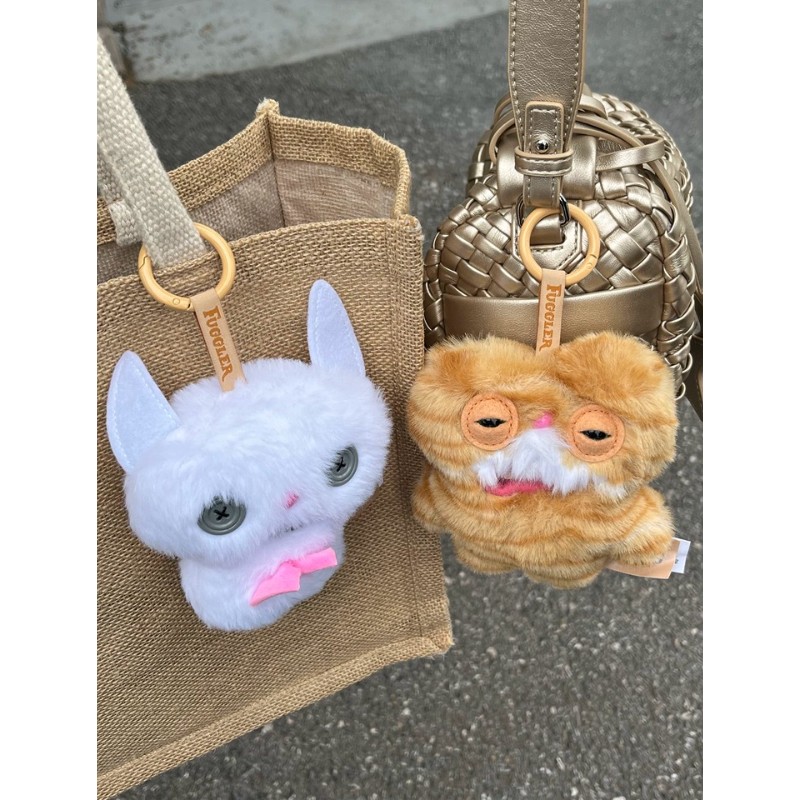 Fuggler Toothy Monster Mini Plush Keychain Pendant Alley Cats Series Toy 3.9in
