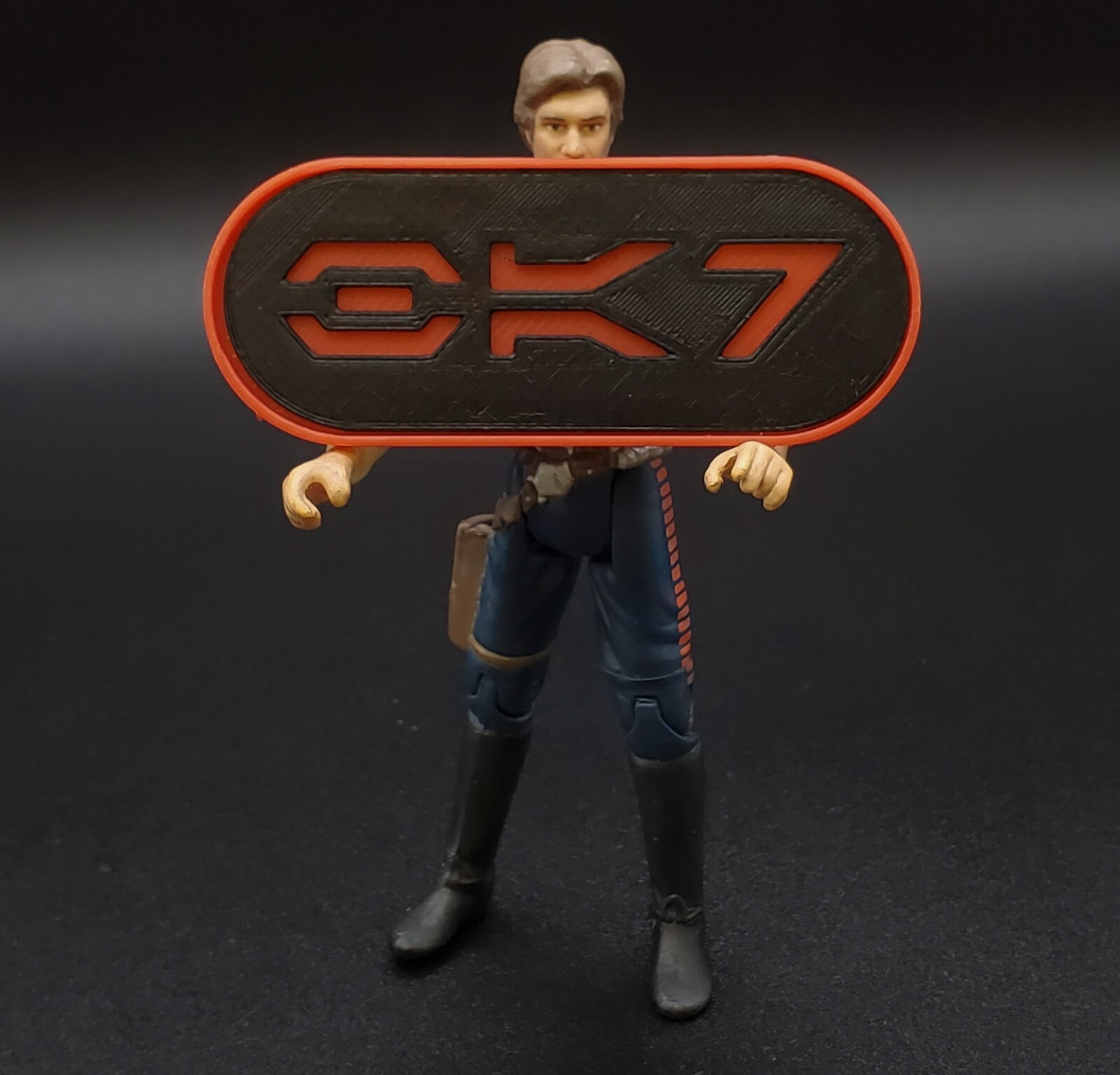 CUSTOM BAR SIGN FOR 3.75&Prime; STAR WARS CANTINA SCI FI FIGURE DIORAMA 1/18 (J40)