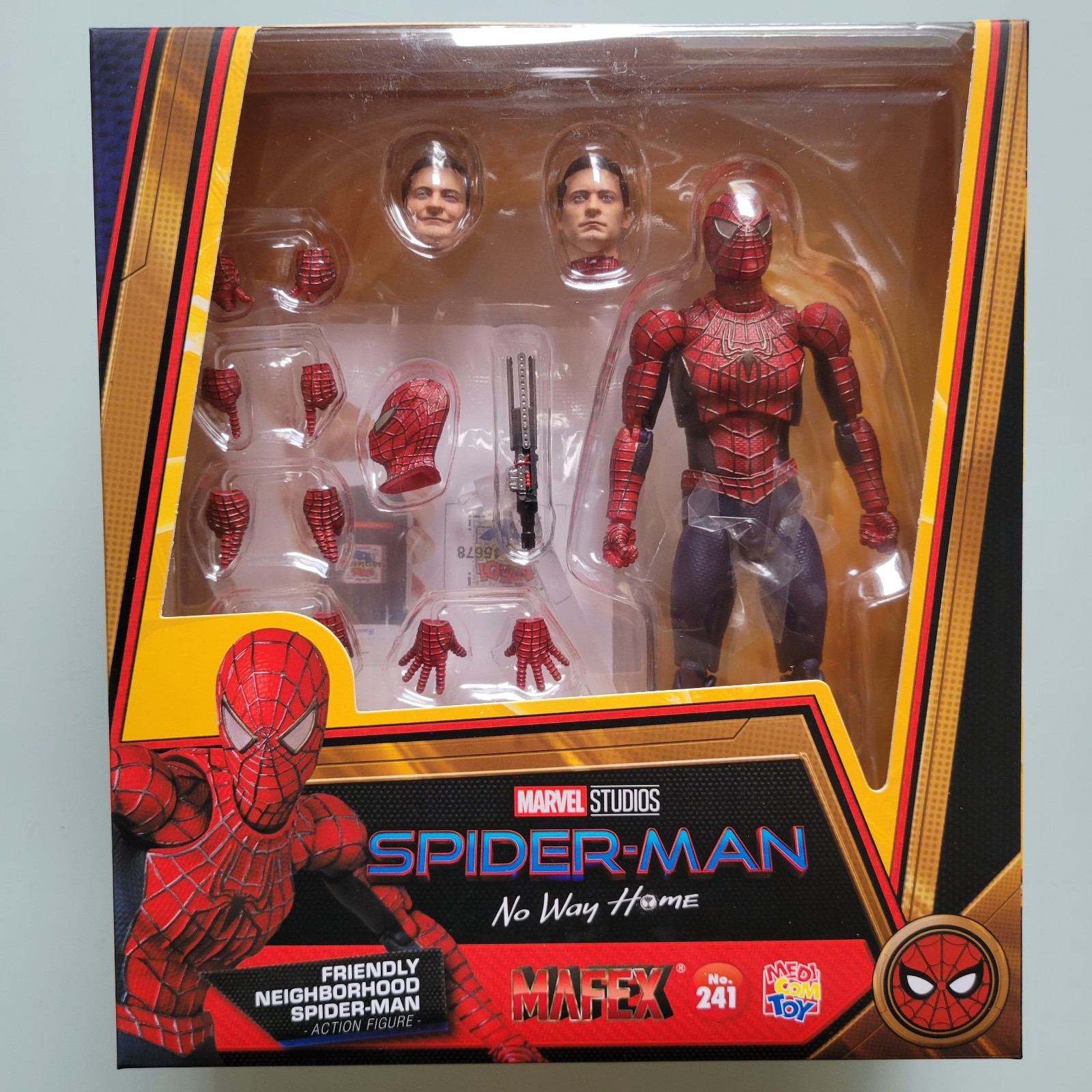 MAFEX No.241 Friendly Neighborhood Spider-Man No Way Home Figure Medicom JP New