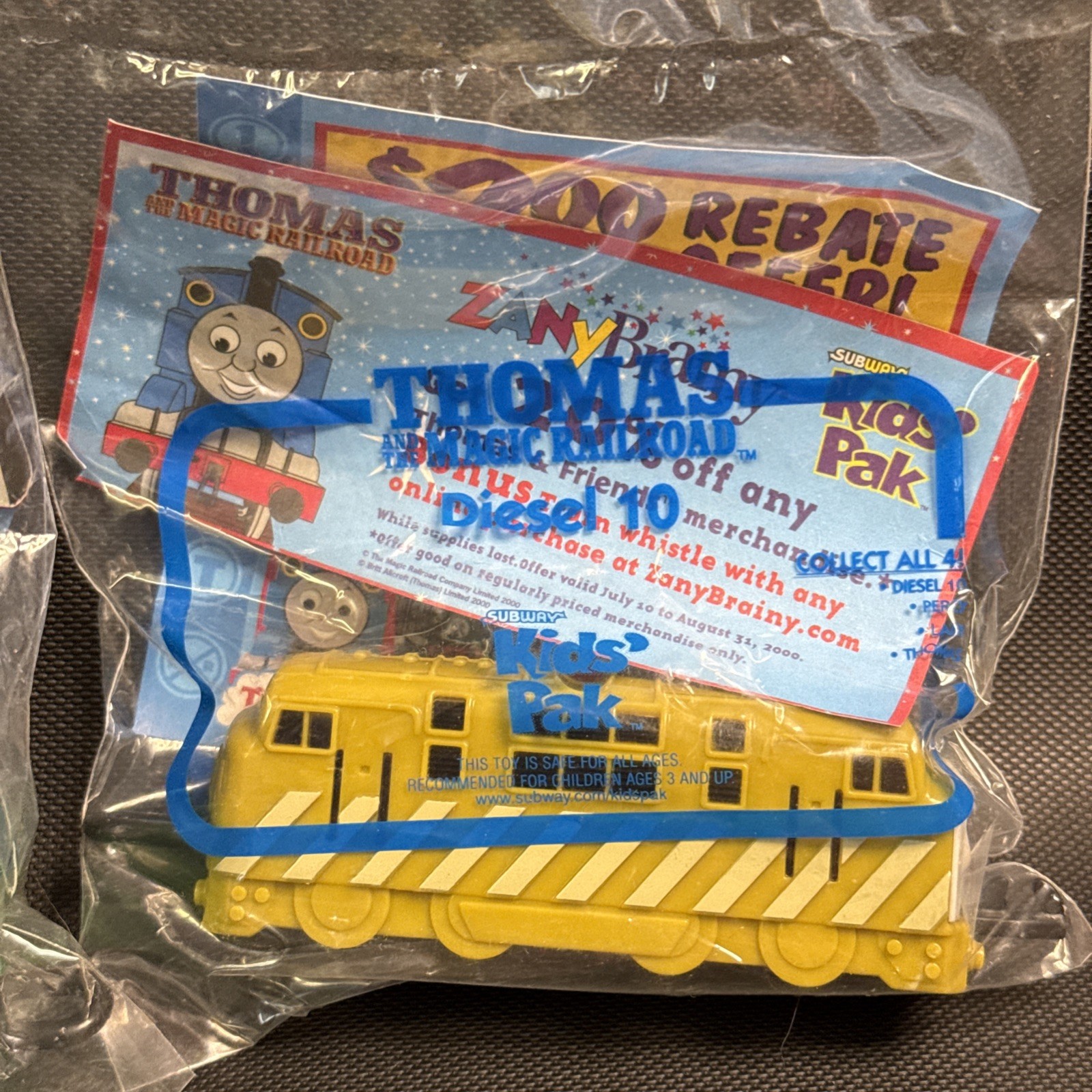 Subway 2000 Thomas & the Magic Railroad Engines ~ Diesel 10 + Percy ~ NEW SEALED