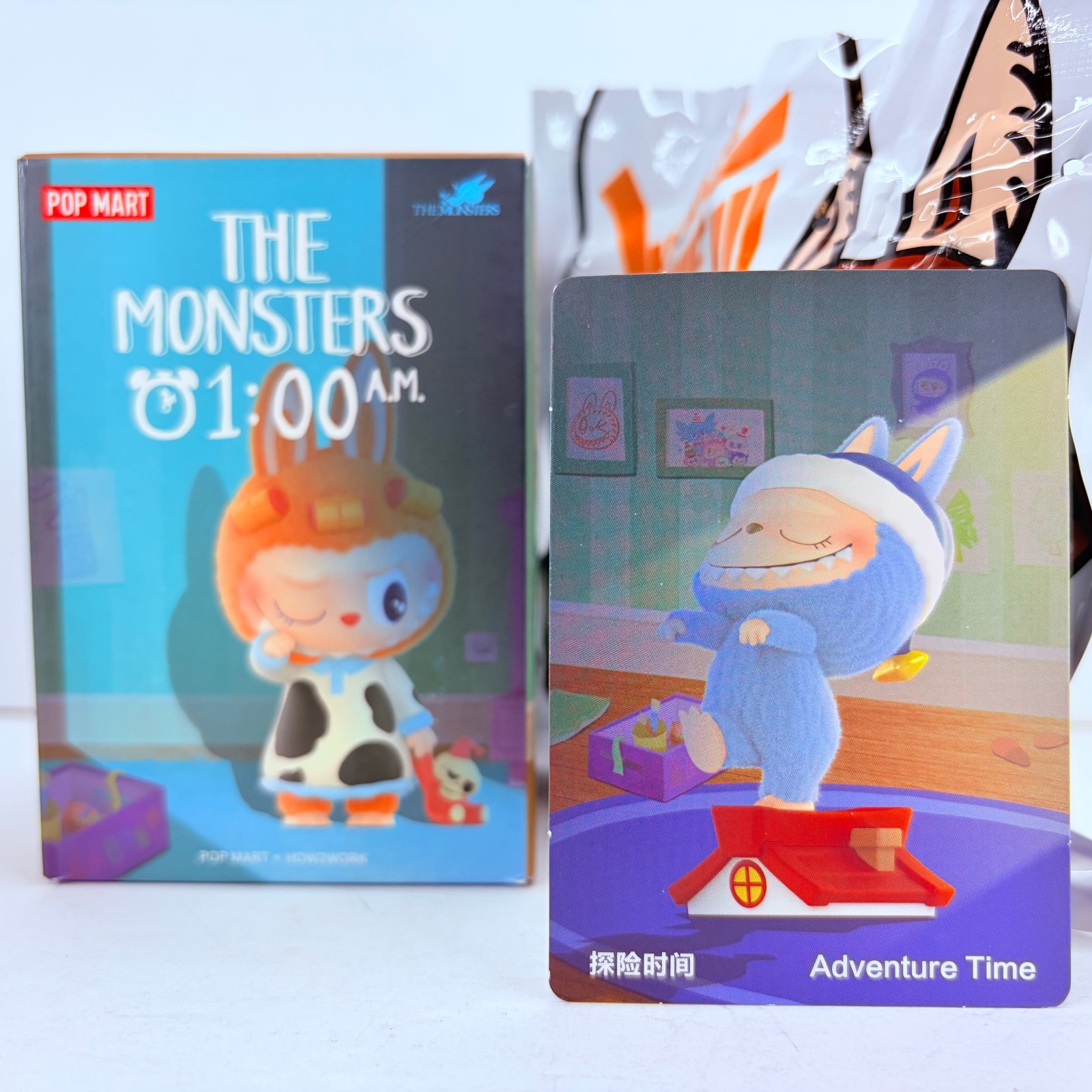 POP MART Labubu The Monsters 1:00 A.M. Series Figure Doll – Adventure Time