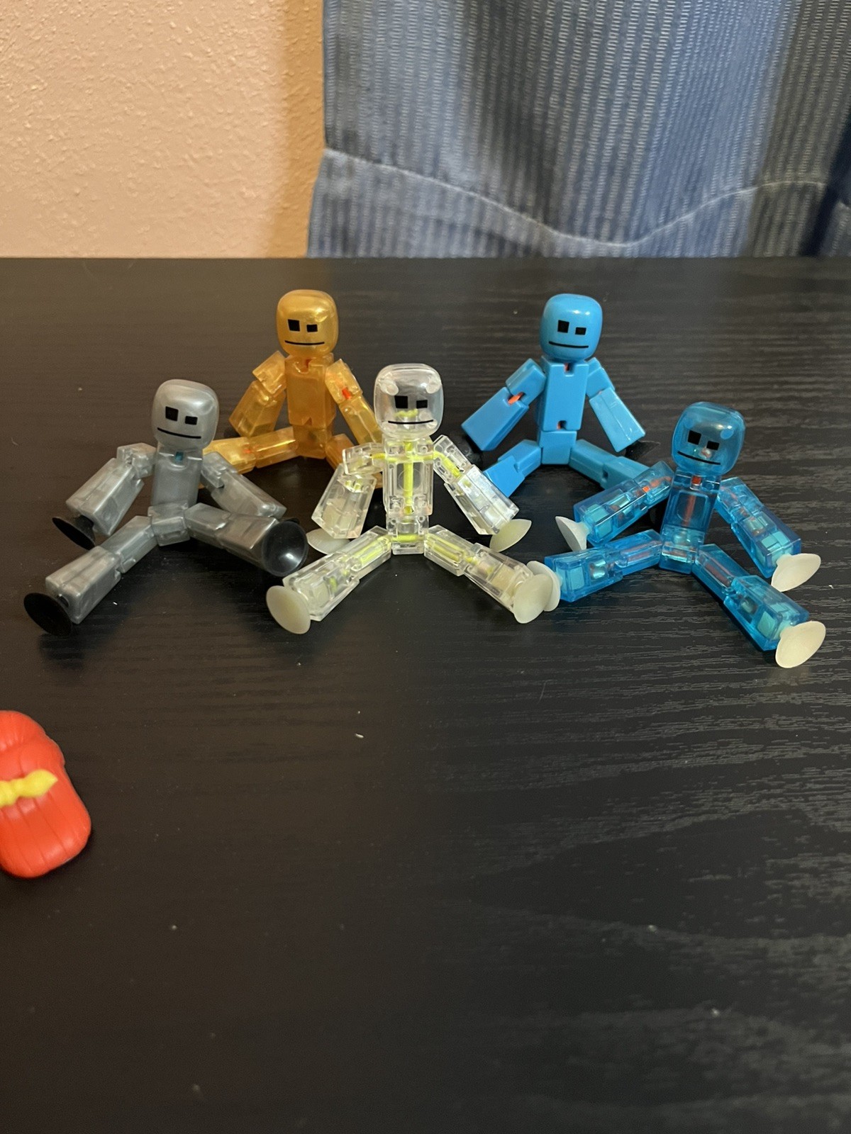 Zing Klikbot Stikbot Stop Motion Animation Stickbots Figure – Lot Of 6