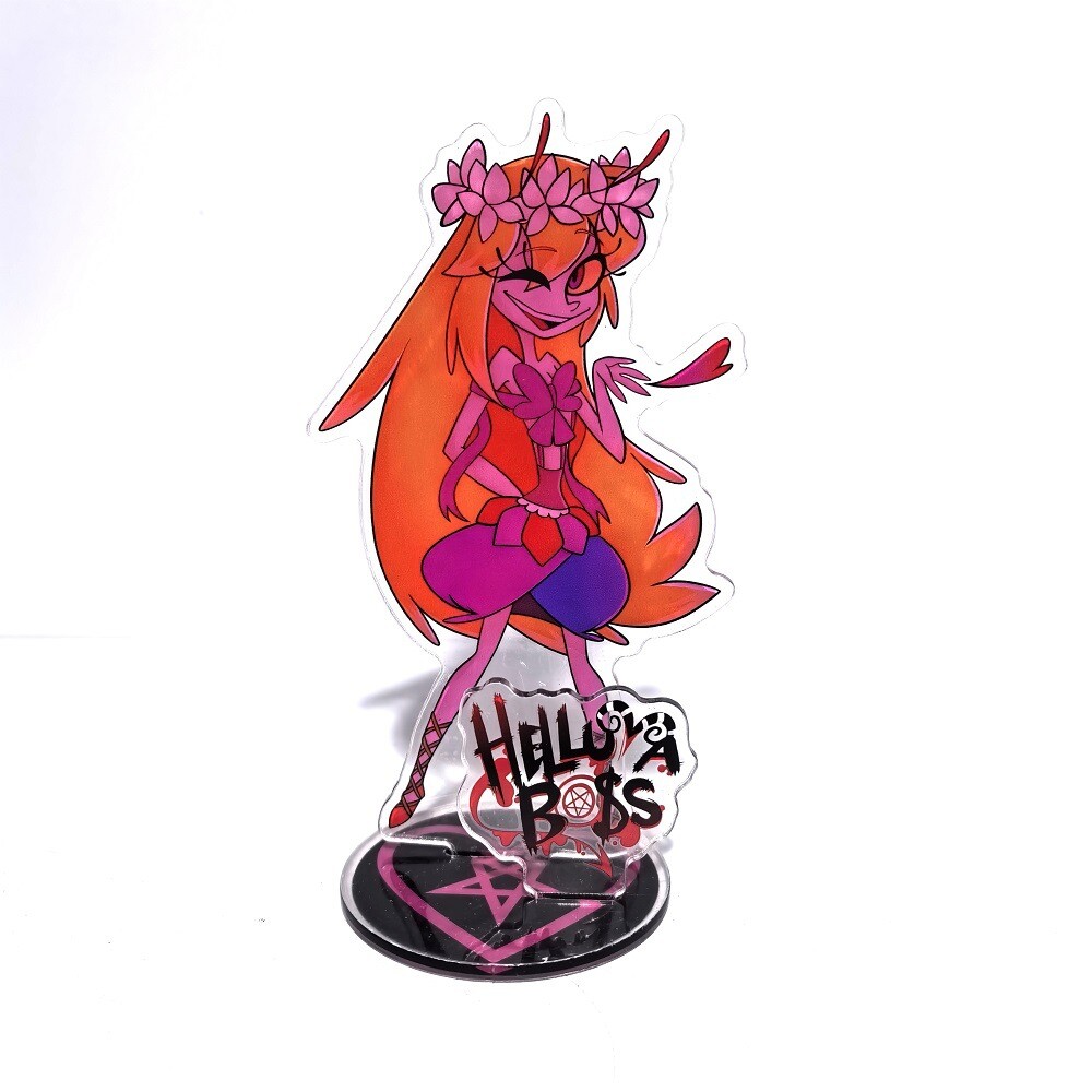 15CM Blitzo Stolas Helluva Boss Acrylic Stand Figure Desktop Display Anime Toy