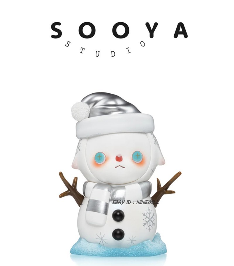 100% Genuine Sooya Studio Snowman Model Statue Collection Tidal Current