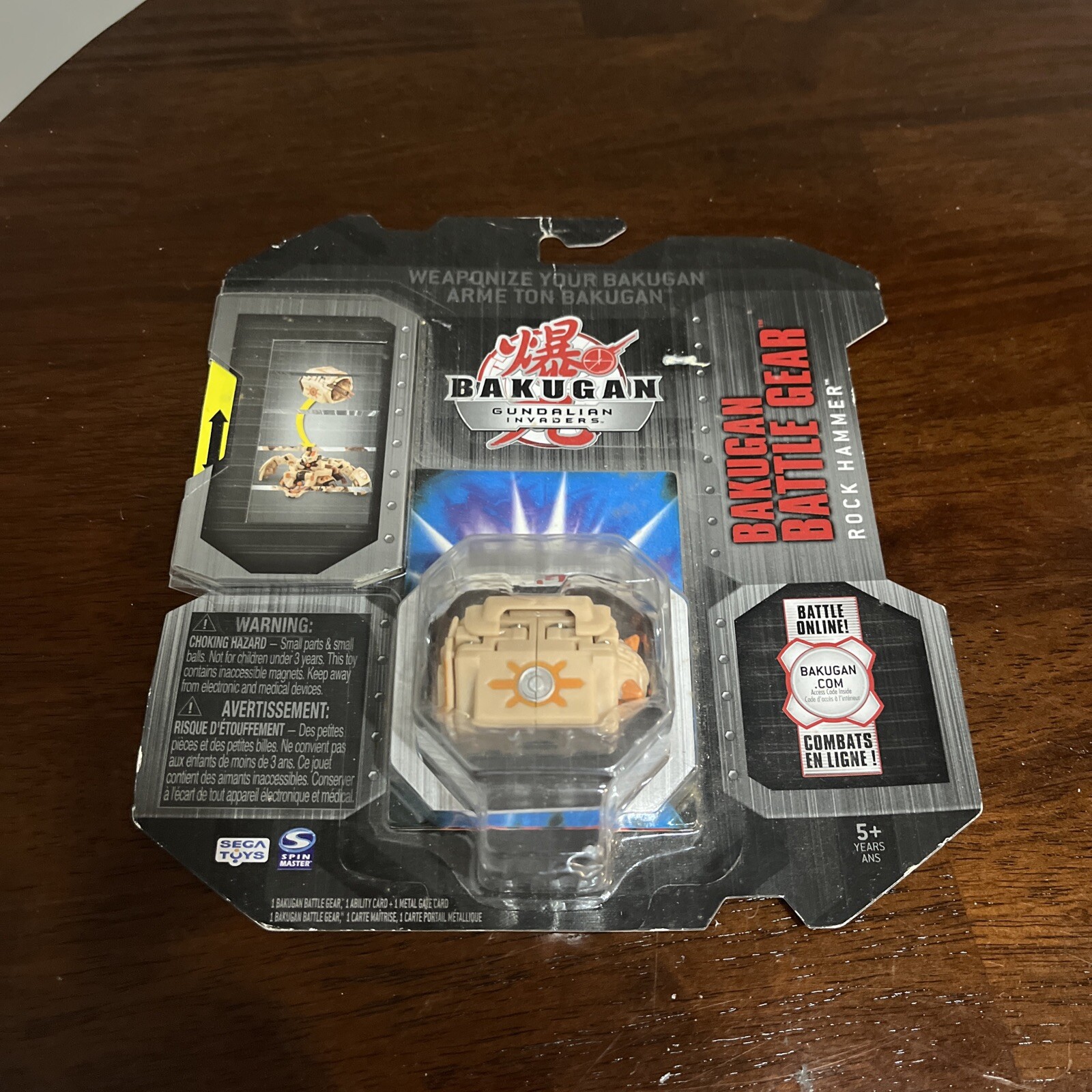 Bakugan Battle Gear Rock Hammer Gundalian Invaders Sega Toys Spin Master 2009