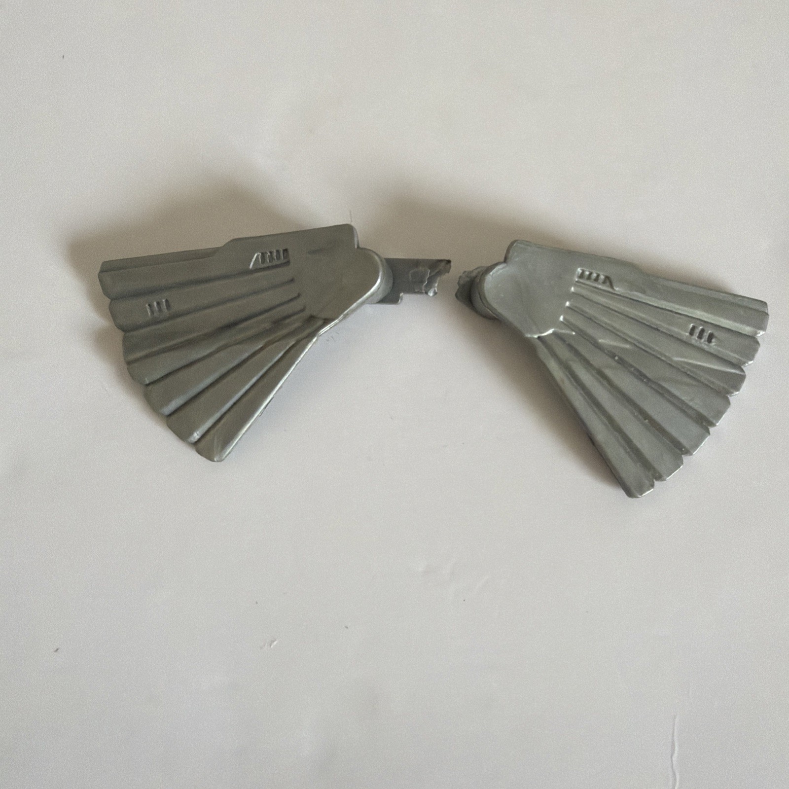 Vintage Silverhawks Ultrasonic Steelwill action Figure parts Telepix 1987 wings