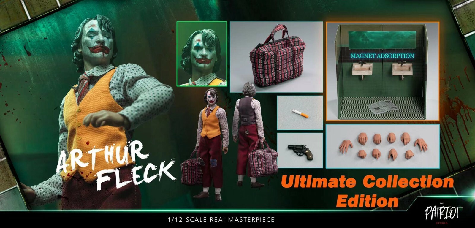1/12 The Patriot Studio The Joker Arthur Fleck 6&Prime; Figure Special Edition