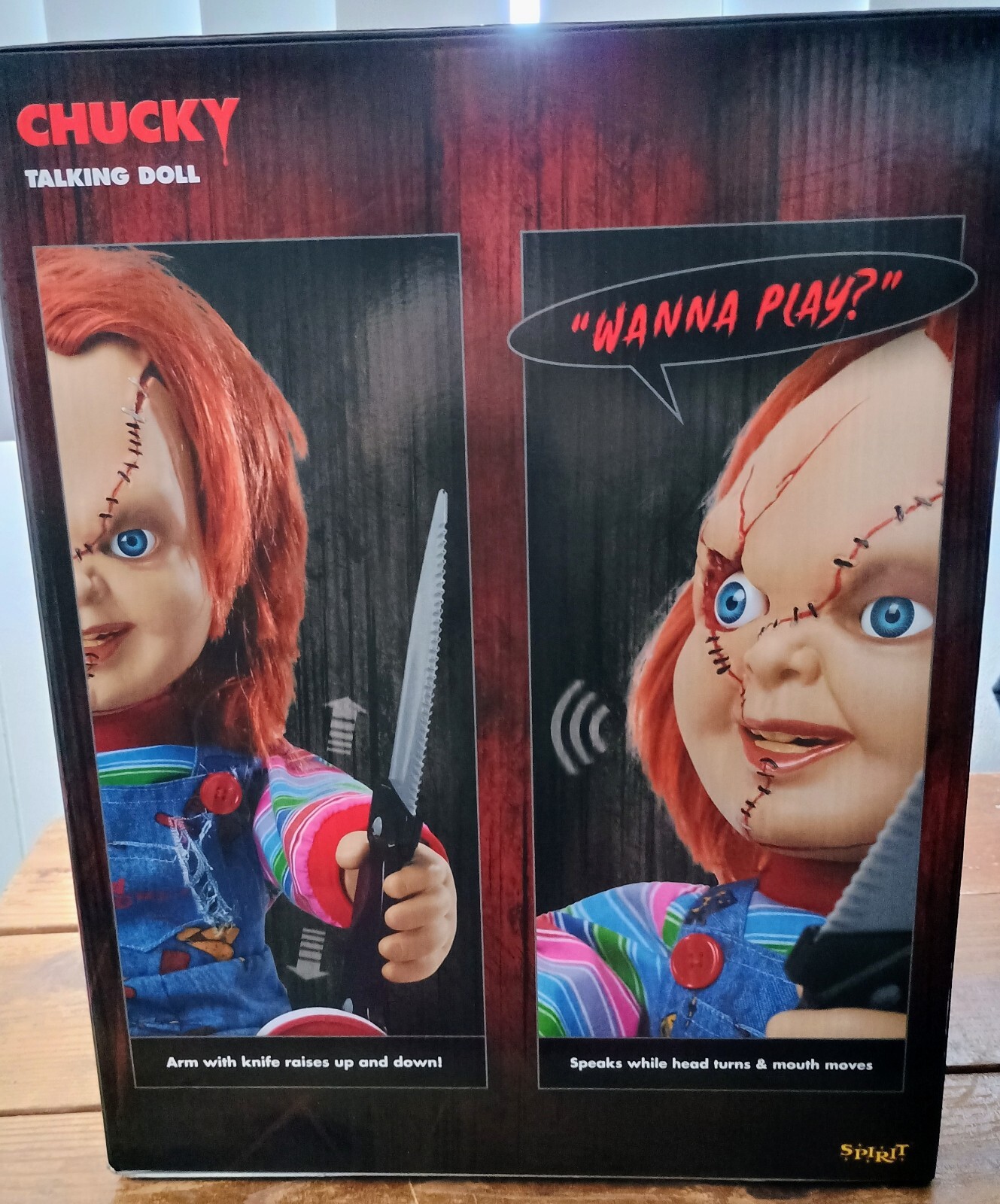 24” ANIMATRONIC ROBOT CHUCKY TALKS Doll Good Guys CHILDS PLAY New in Box