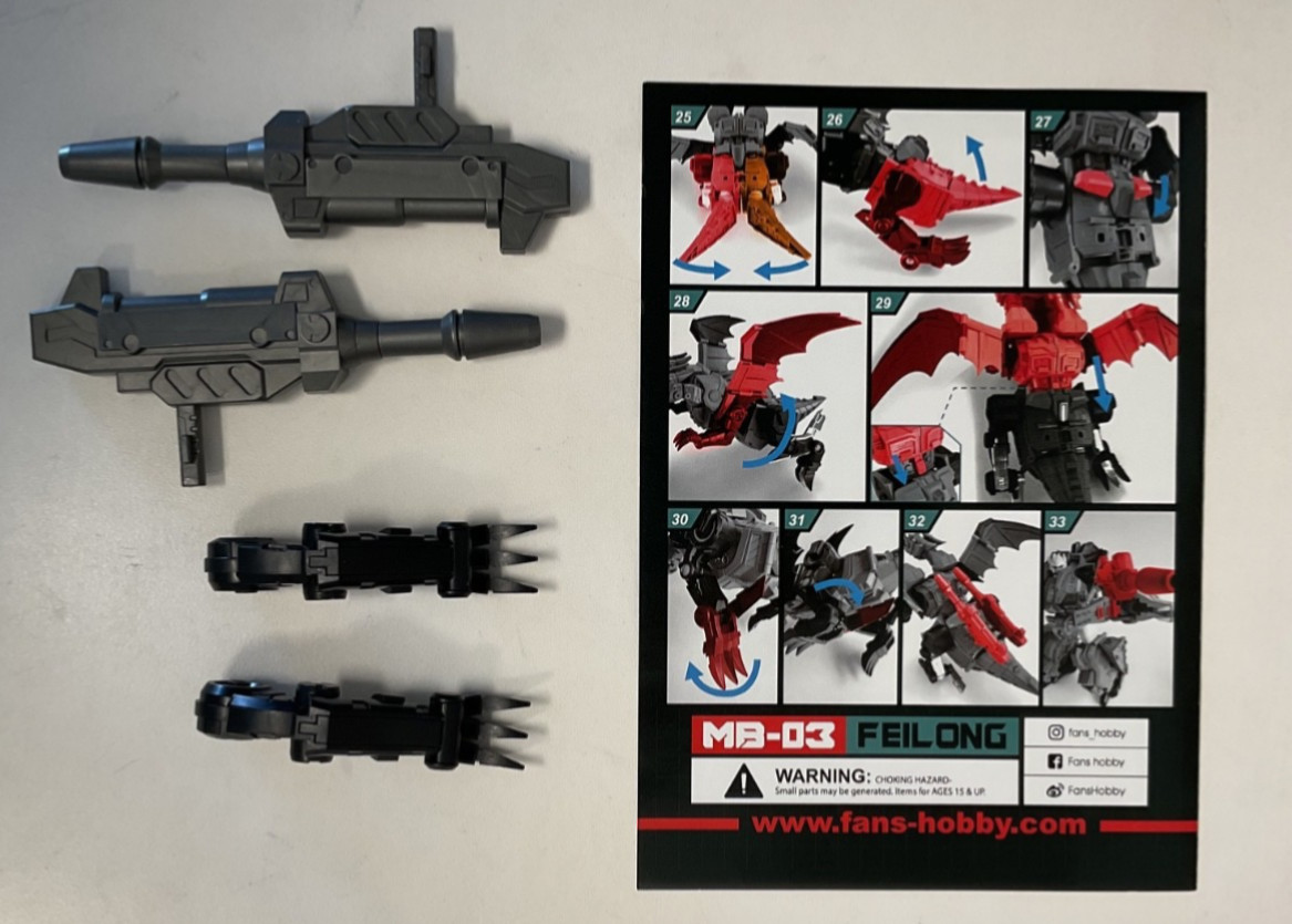 Fans Hobby Transformers Master Builder MB-03 Feilong Abominus – open box, great