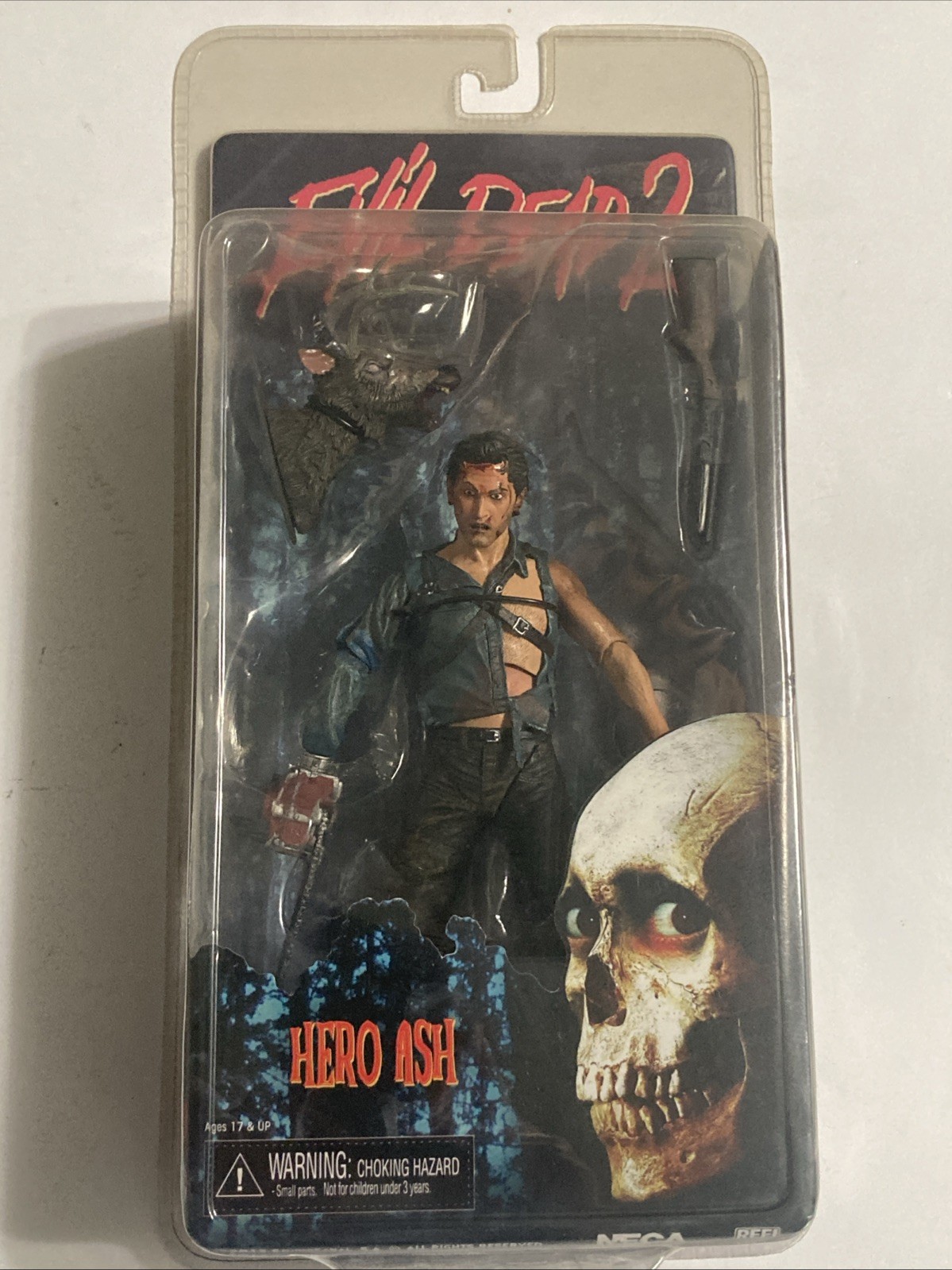 Evil Dead 2 NECA 2012 Hero Ash 7&Prime; Figure Reel Toys New Sealed Package