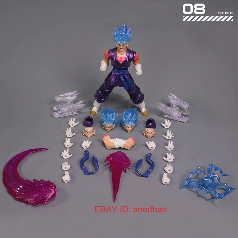 OC YGMW 08 Vegetto Transparent Blue Hair 1/12 Action Figure In Stock