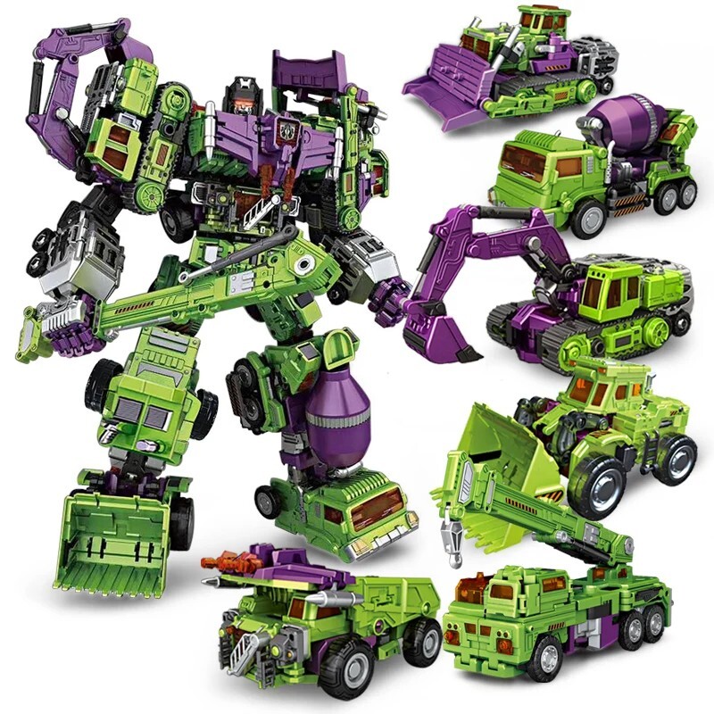 6 IN 1 Devastator 17 » NBK Transformation combination Action Figure Robot Toy
