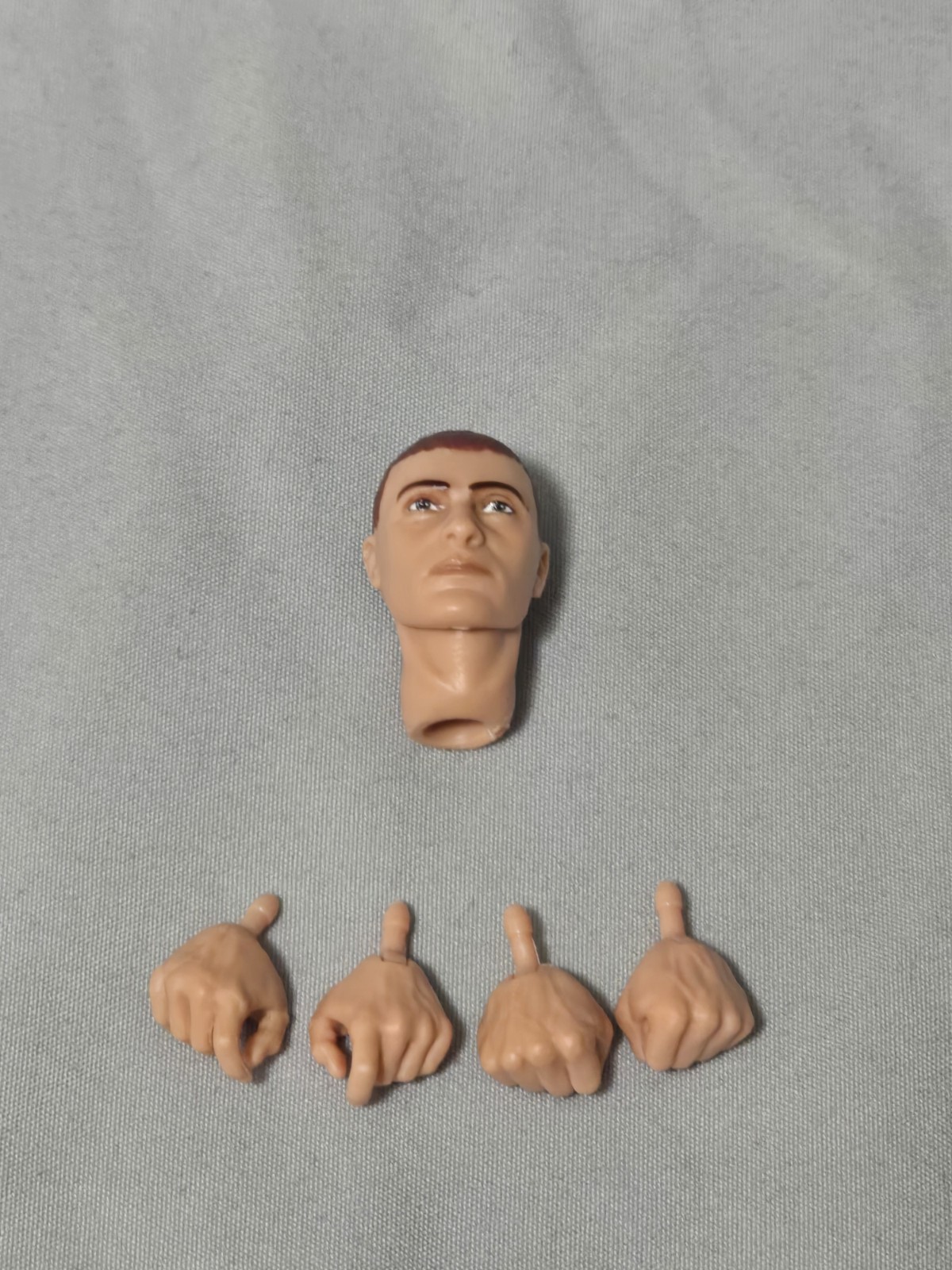 GI Joe Classified Retro Cardback Joe Trooper Male Head + Hands (A) 6&Prime; Fodder