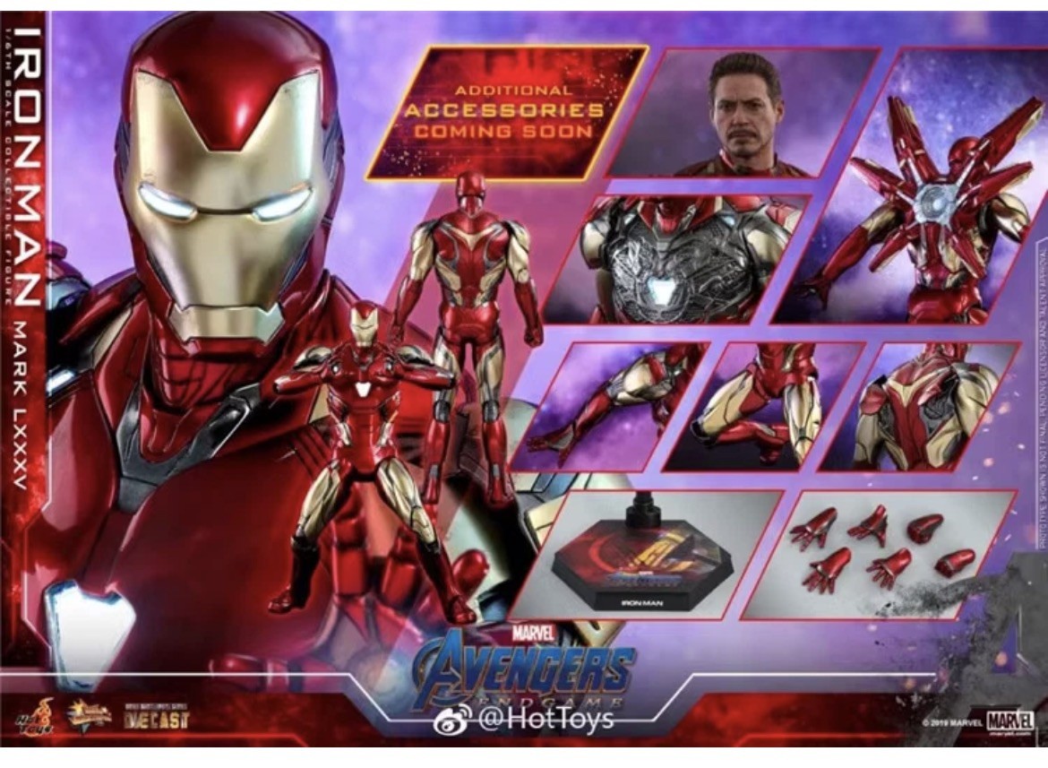 Hot Toys Avengers: Endgame – Iron Man Mark LXXXV 1/6th Scale Diecast Figure