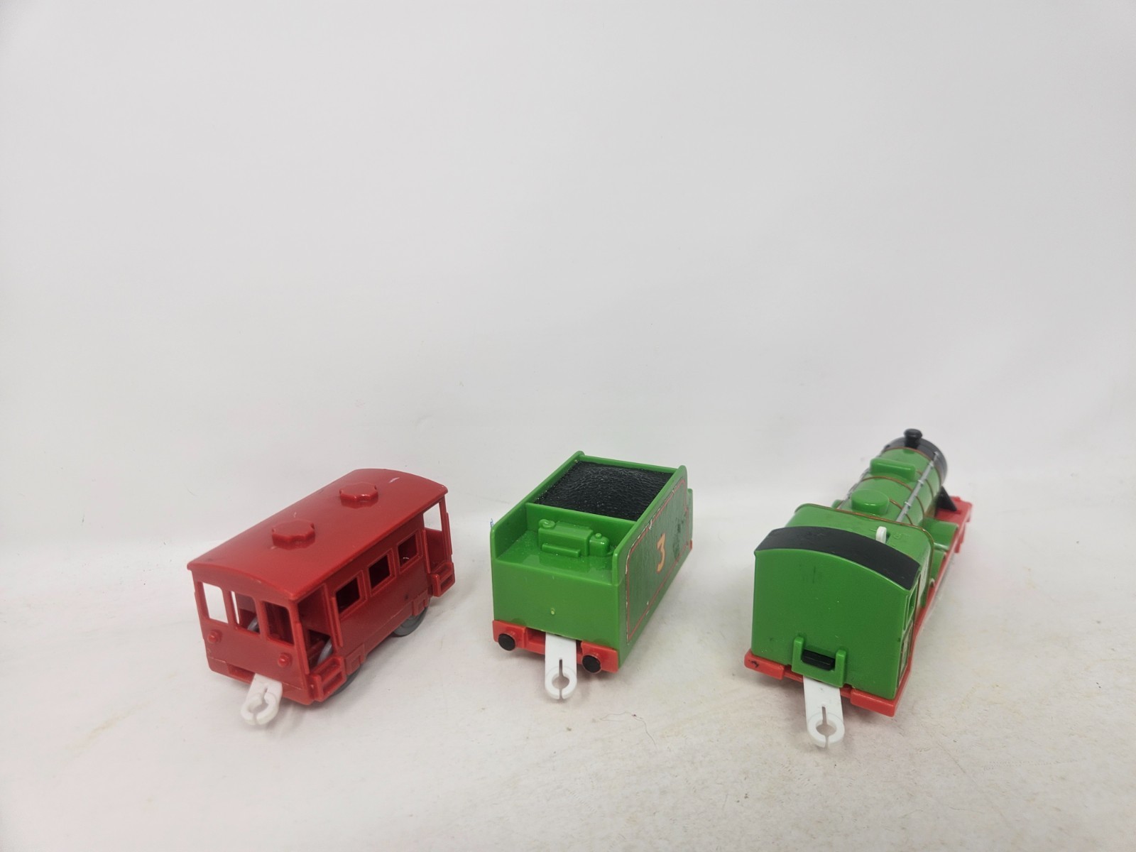 Thomas & Friends Trackmaster Henry & Tender Mattel 2009 Train Tank Engine GUC