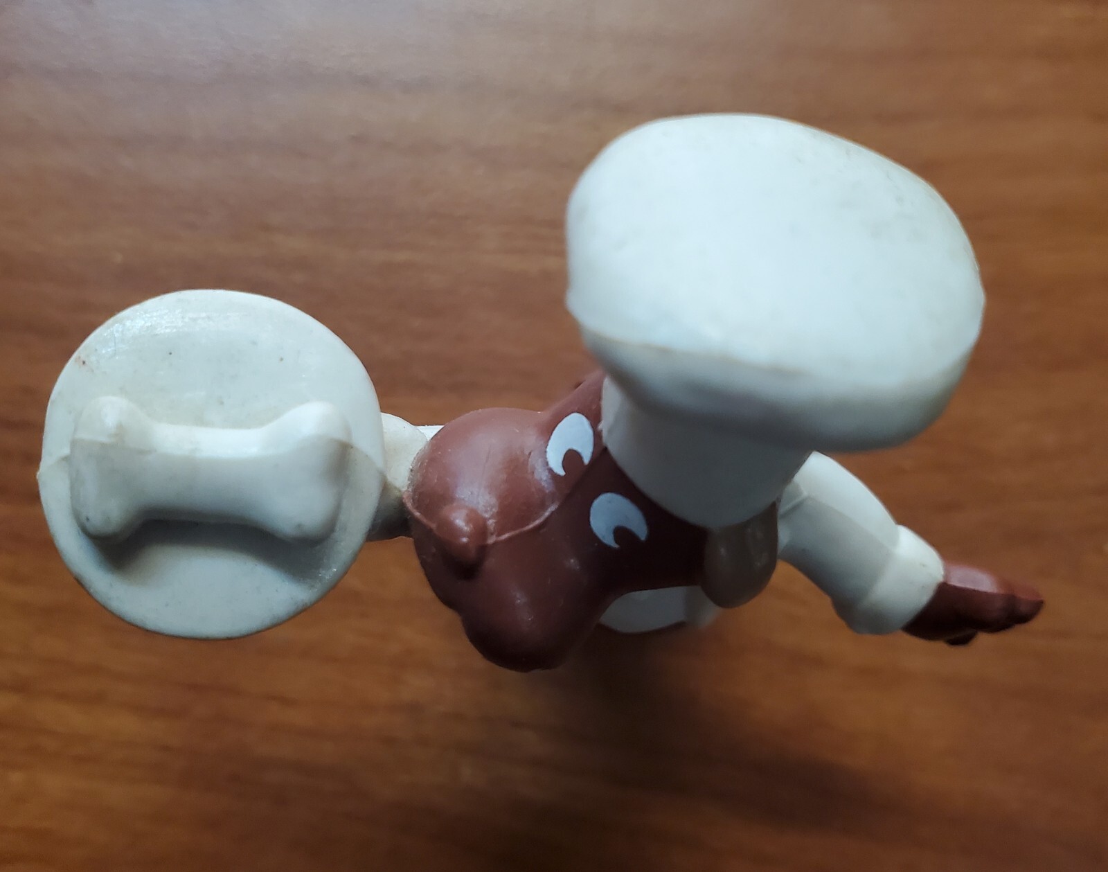 LT1 Vtg Pound Puppies Louie The Chef Baker Dog Plastic 2.75&Prime; Figure Cake Topper