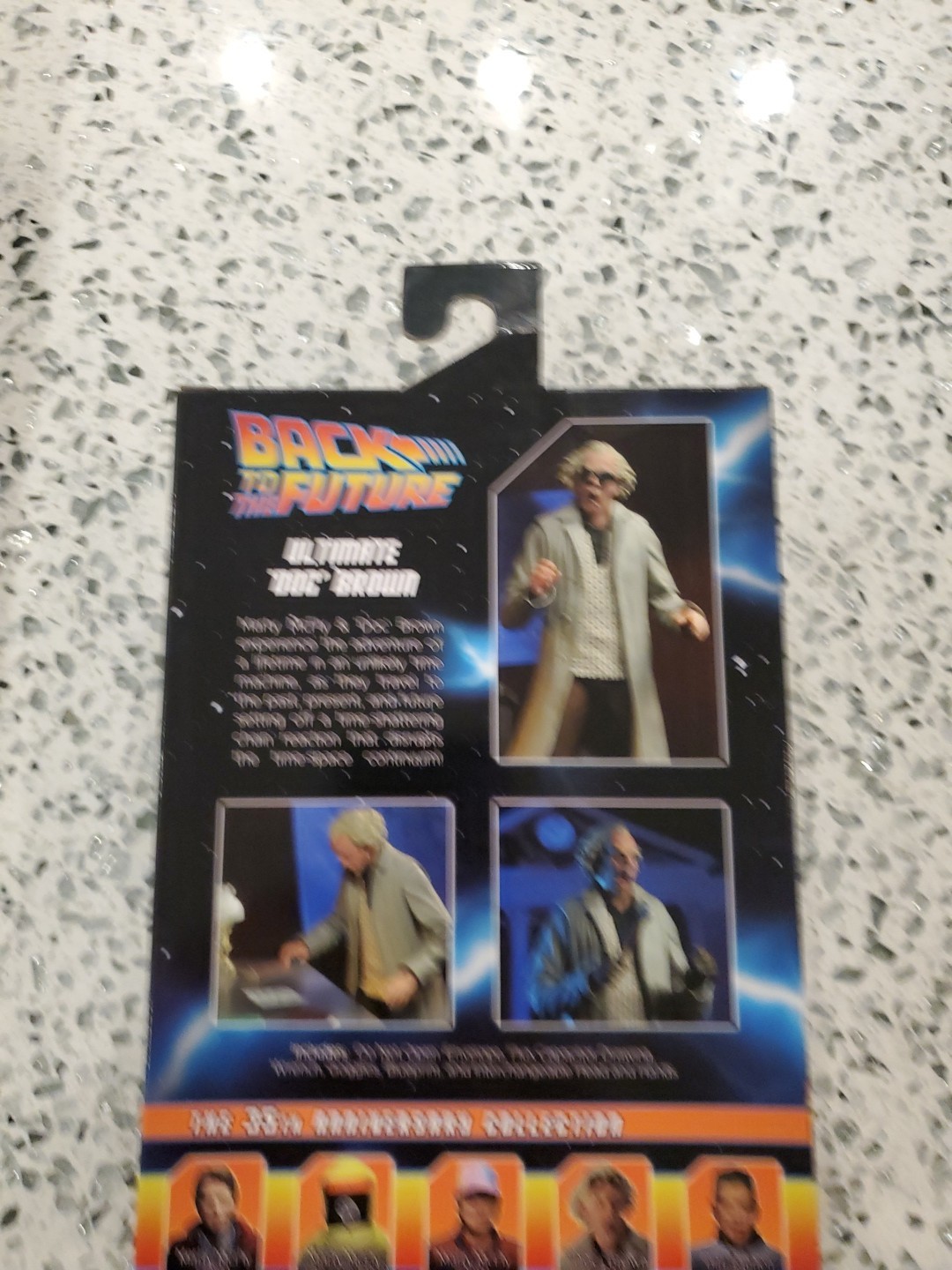 NECA Back To The Future 35 Exclusive Ultimate Doc Brown New Factory Sealed