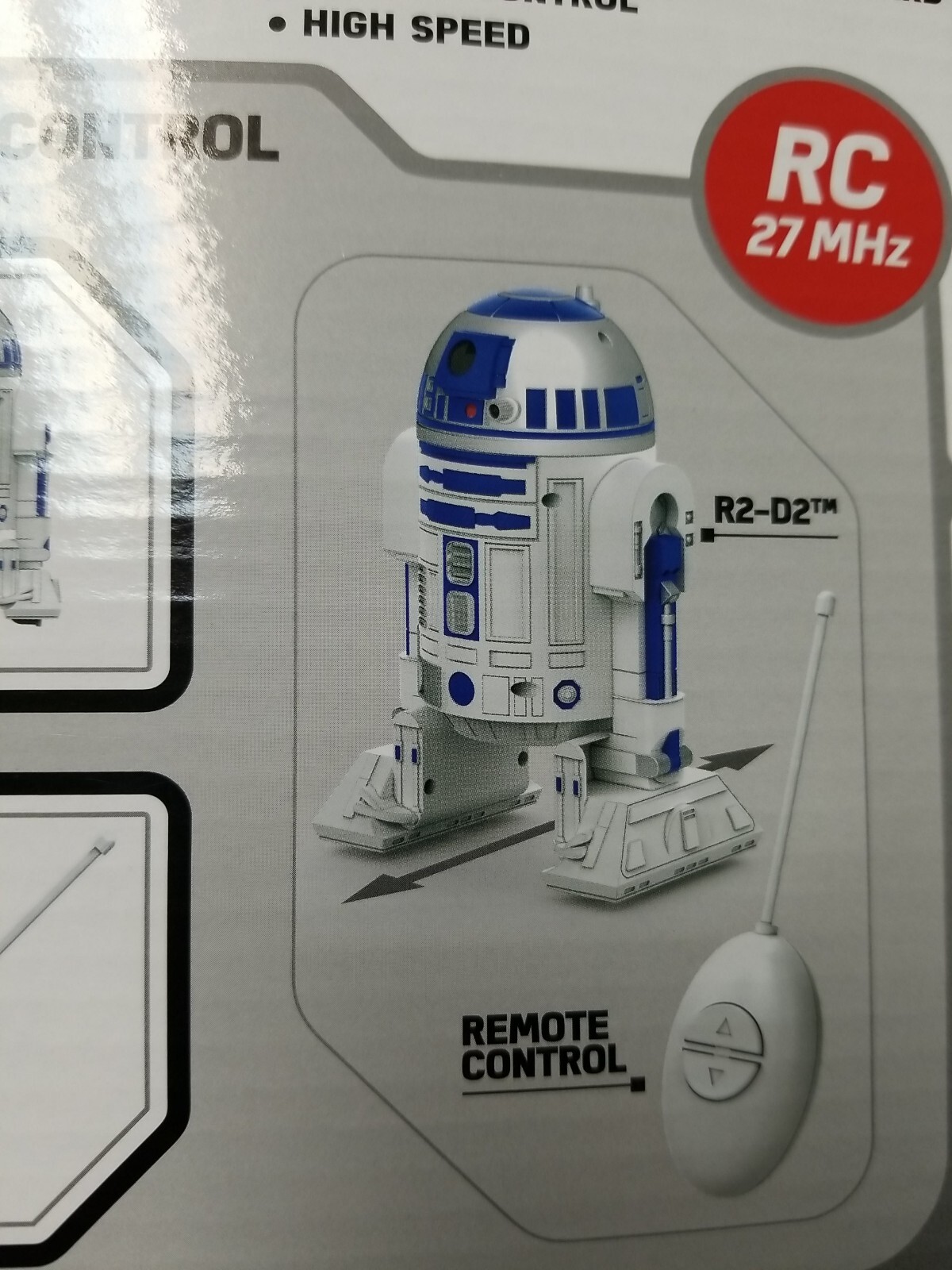 Disney Star Wars REMOTE CONTROL R2-D2 RC 27 MHz