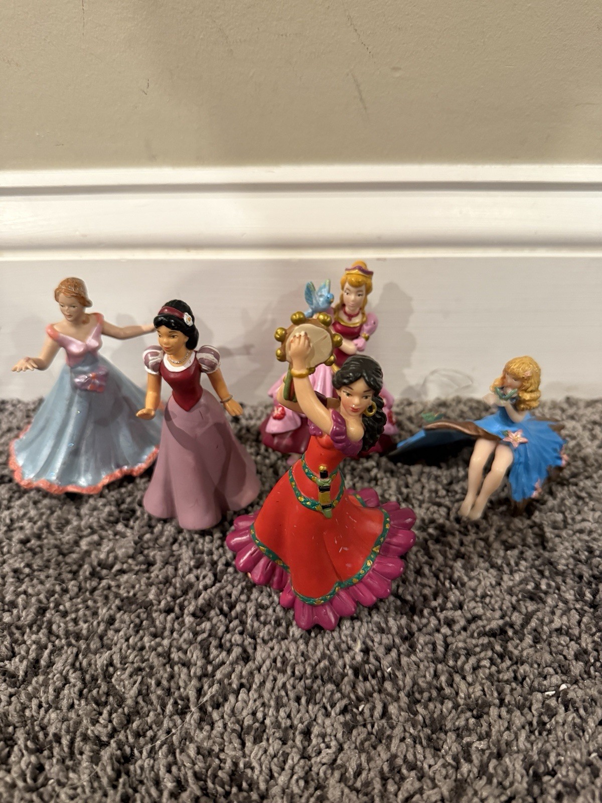 Papo Mid-evil Princess & Fairy Figurines Fantasy Castle Figures –lot