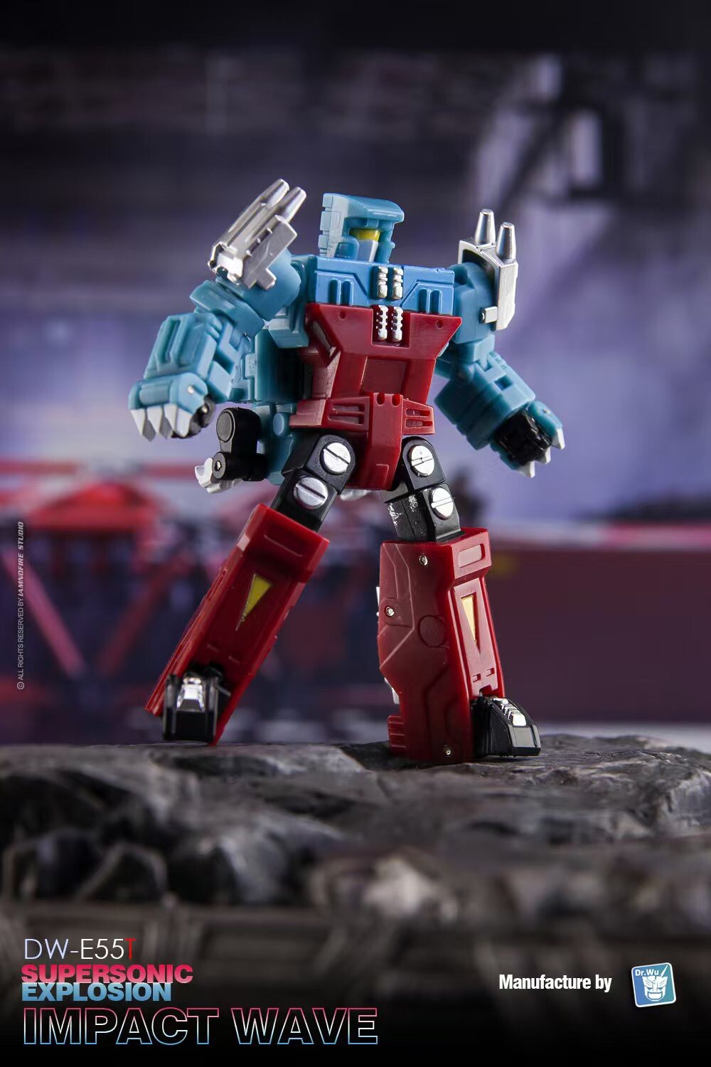 Dr.Wu DW-E55T IMPACT WAVE SUPERSONIC EXPLOSION Decibel 7cm Mini Action Figure
