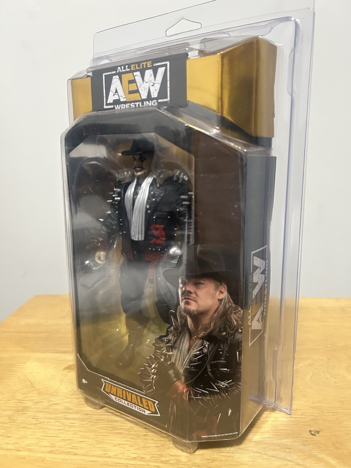 CHRIS JERICHO AEW UNRIVALED SERIES 8 FACTORY SEALED W/FIGURE DEFENDER